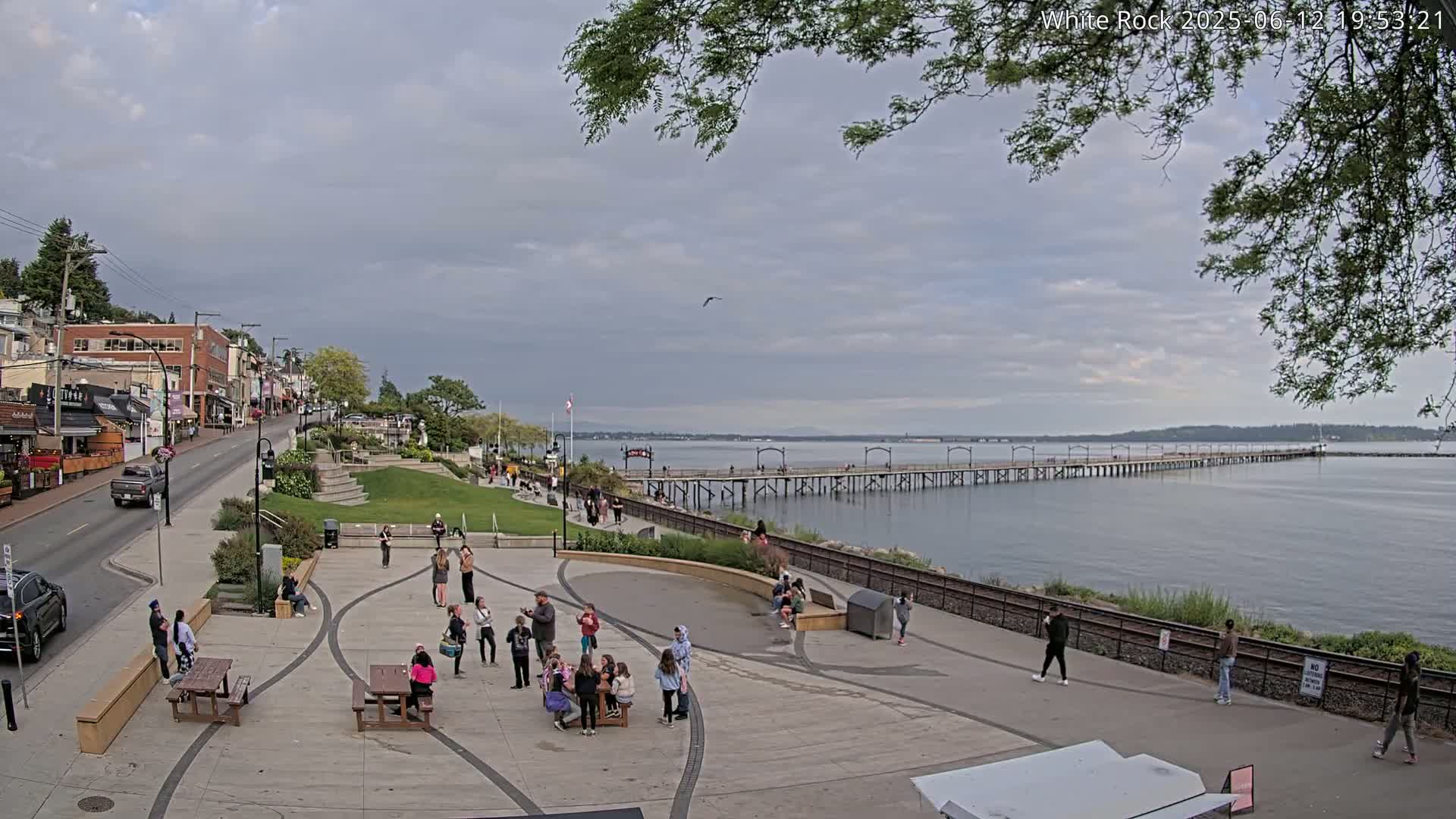 White Rock City & Pier Live Cam - White Rock, Metro Vancouver, British Columbia, Canada