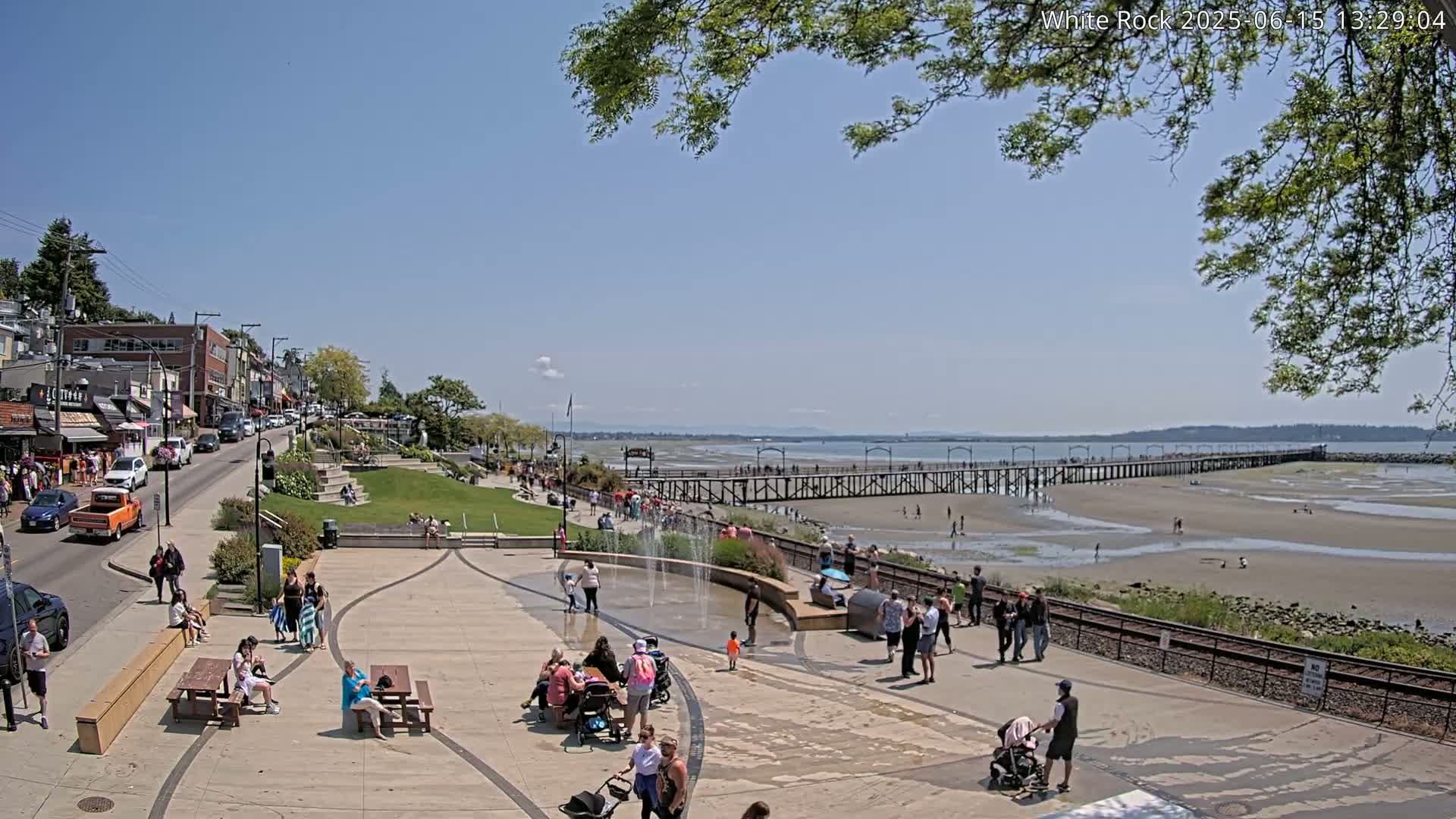 White Rock City & Pier Live Cam - White Rock, Metro Vancouver, British Columbia, Canada