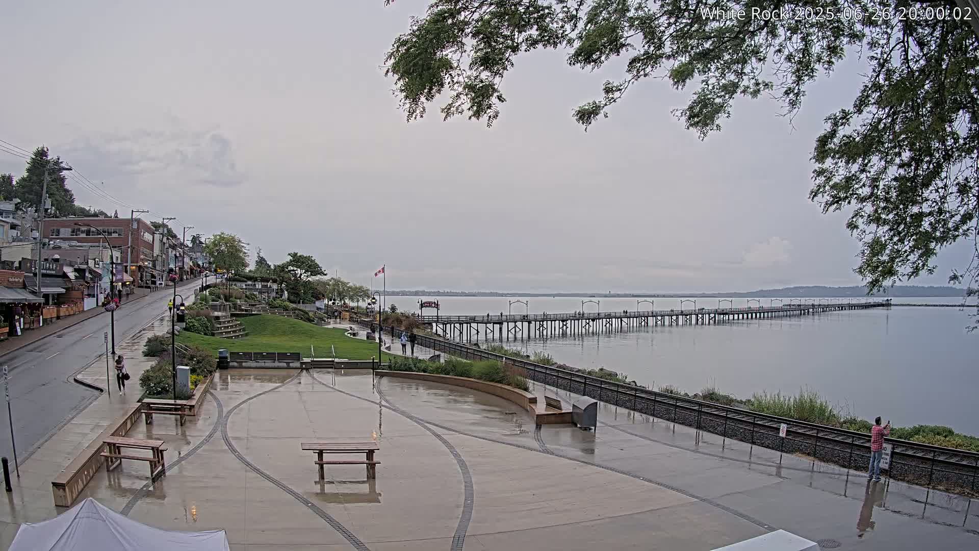 White Rock City & Pier Live Cam - White Rock, Metro Vancouver, British Columbia, Canada