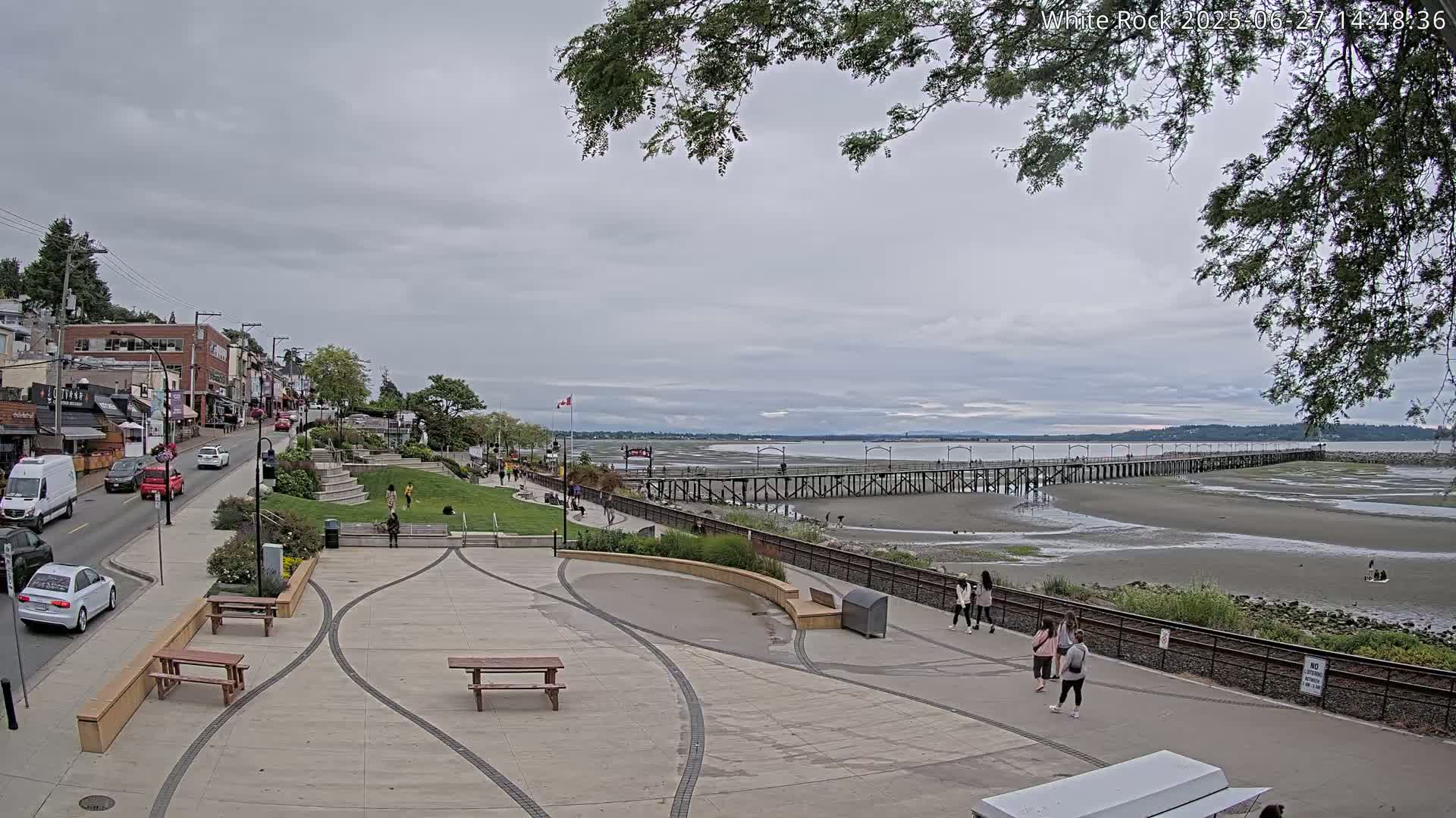 White Rock City & Pier Live Cam - White Rock, Metro Vancouver, British Columbia, Canada