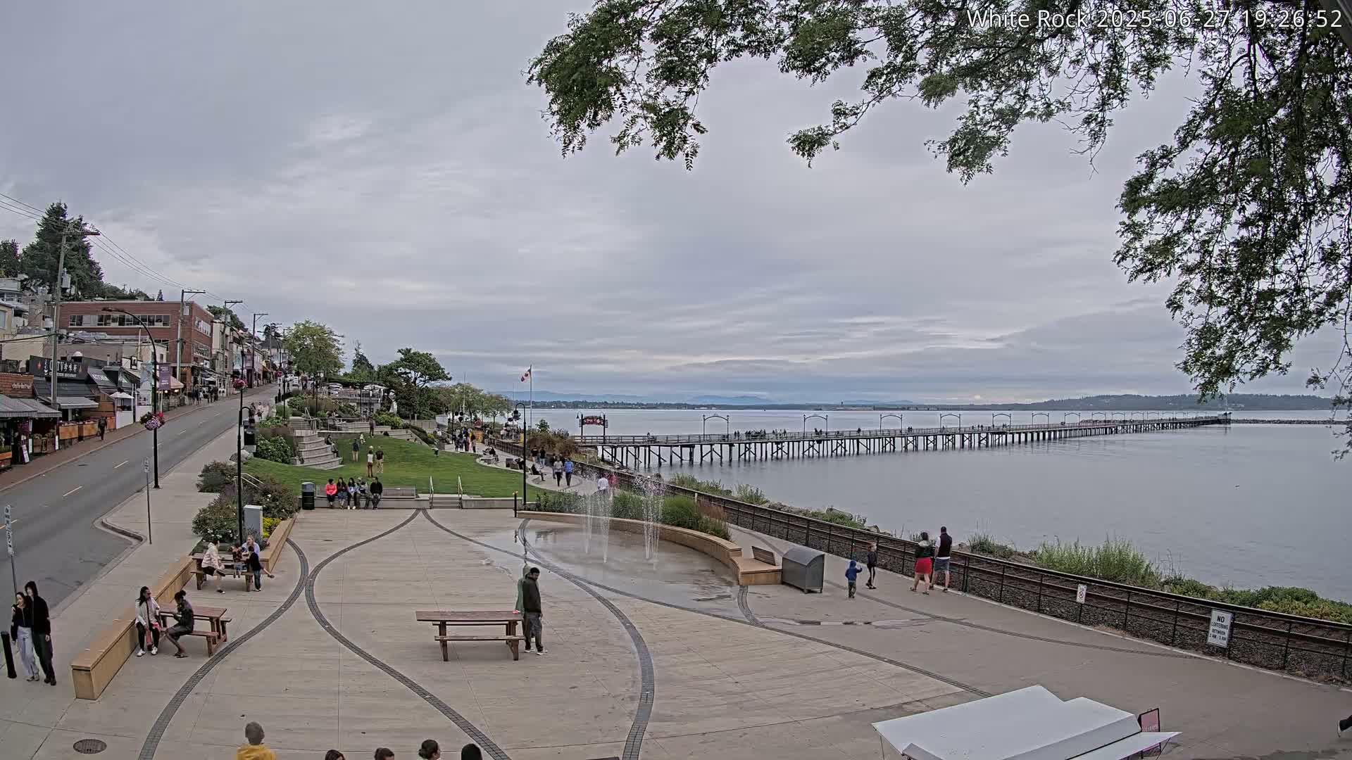 White Rock City & Pier Live Cam - White Rock, Metro Vancouver, British Columbia, Canada