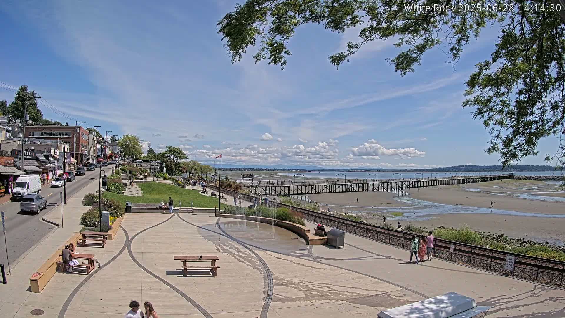 White Rock City & Pier Live Cam - White Rock, Metro Vancouver, British Columbia, Canada