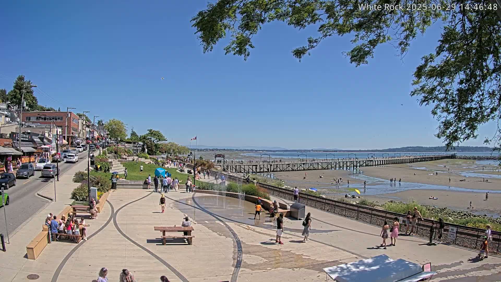 White Rock City & Pier Live Cam - White Rock, Metro Vancouver, British Columbia, Canada