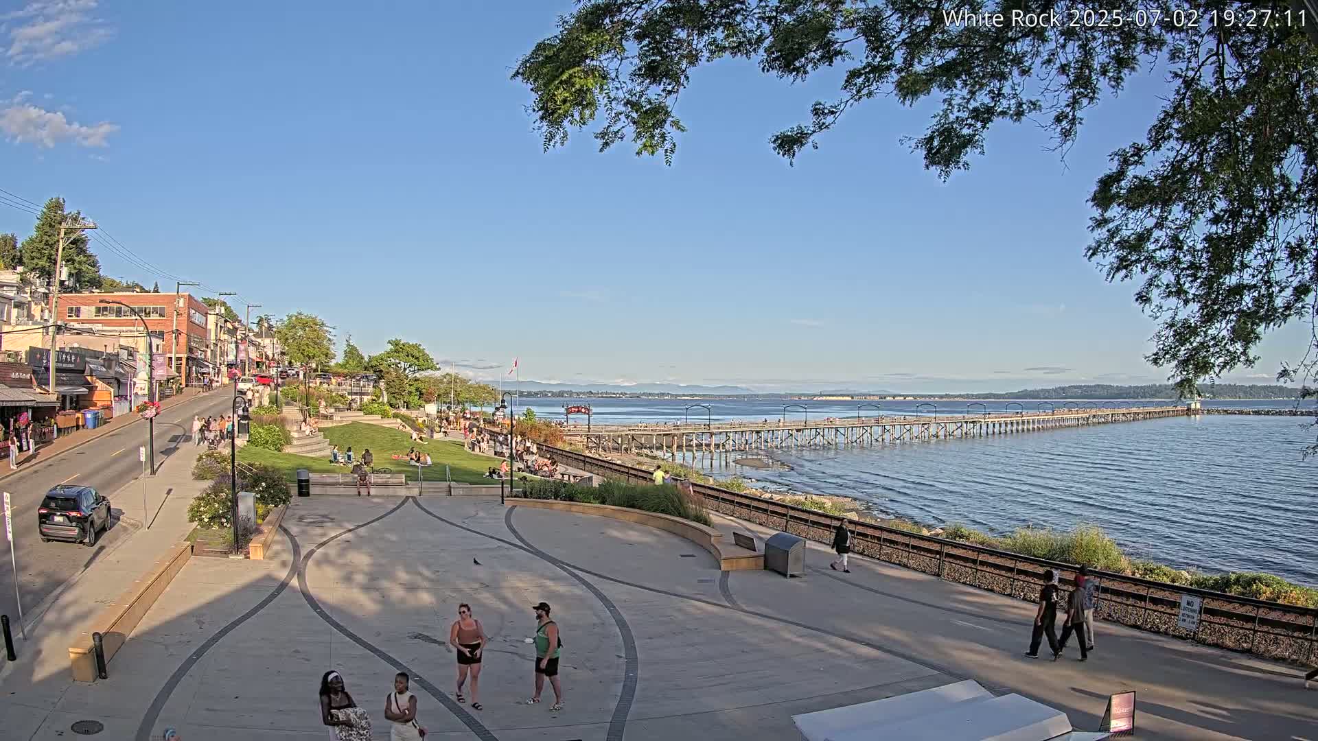 White Rock City & Pier Live Cam - White Rock, Metro Vancouver, British Columbia, Canada