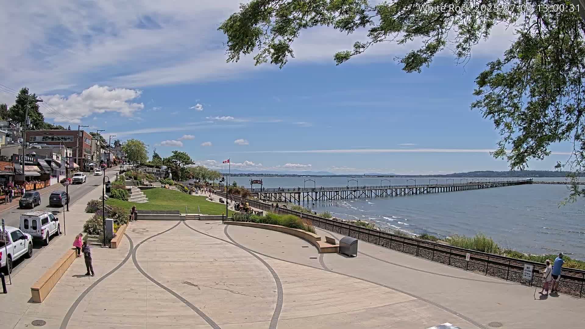 White Rock City & Pier Live Cam - White Rock, Metro Vancouver, British Columbia, Canada