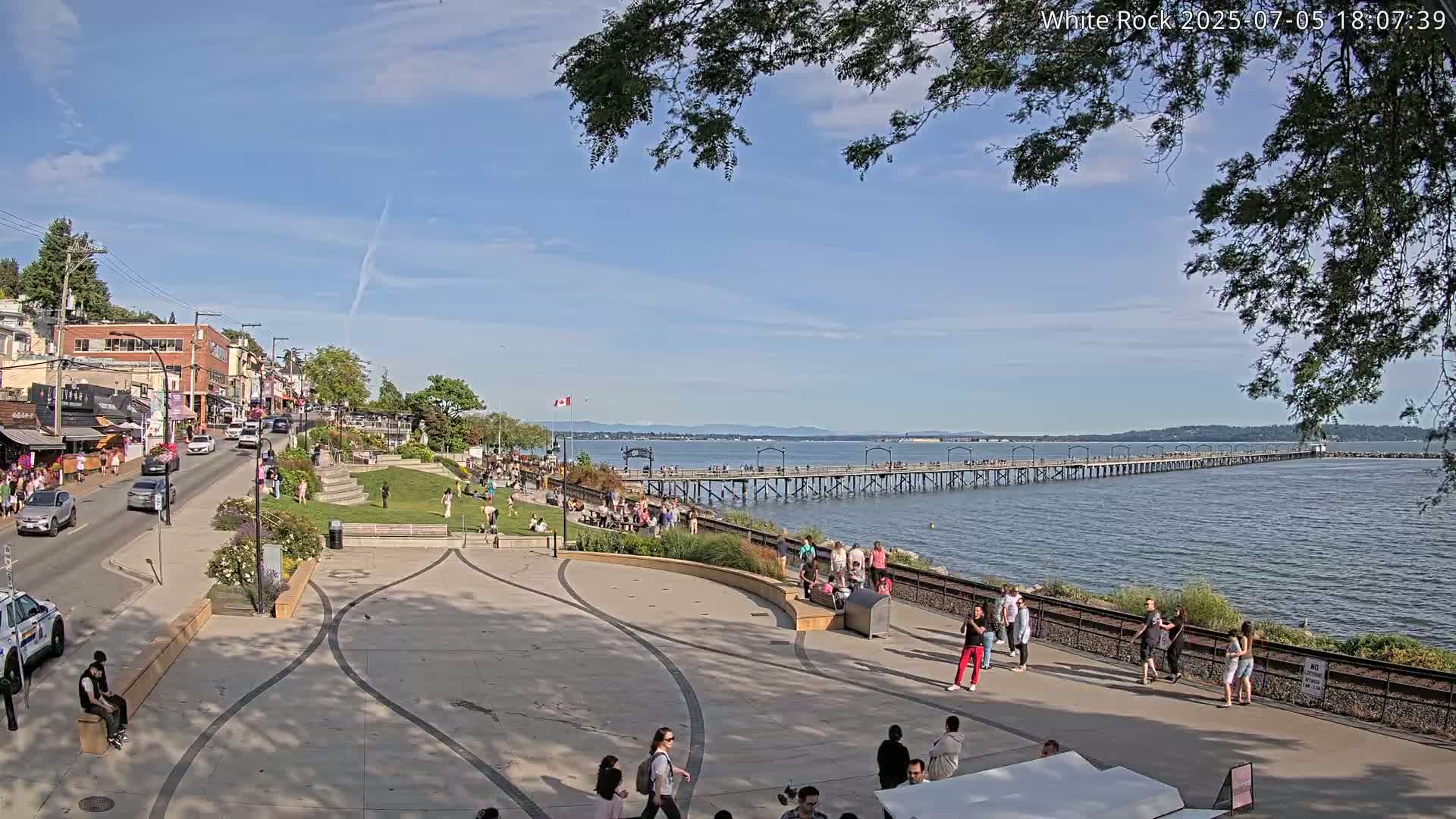 White Rock City & Pier Live Cam - White Rock, Metro Vancouver, British Columbia, Canada
