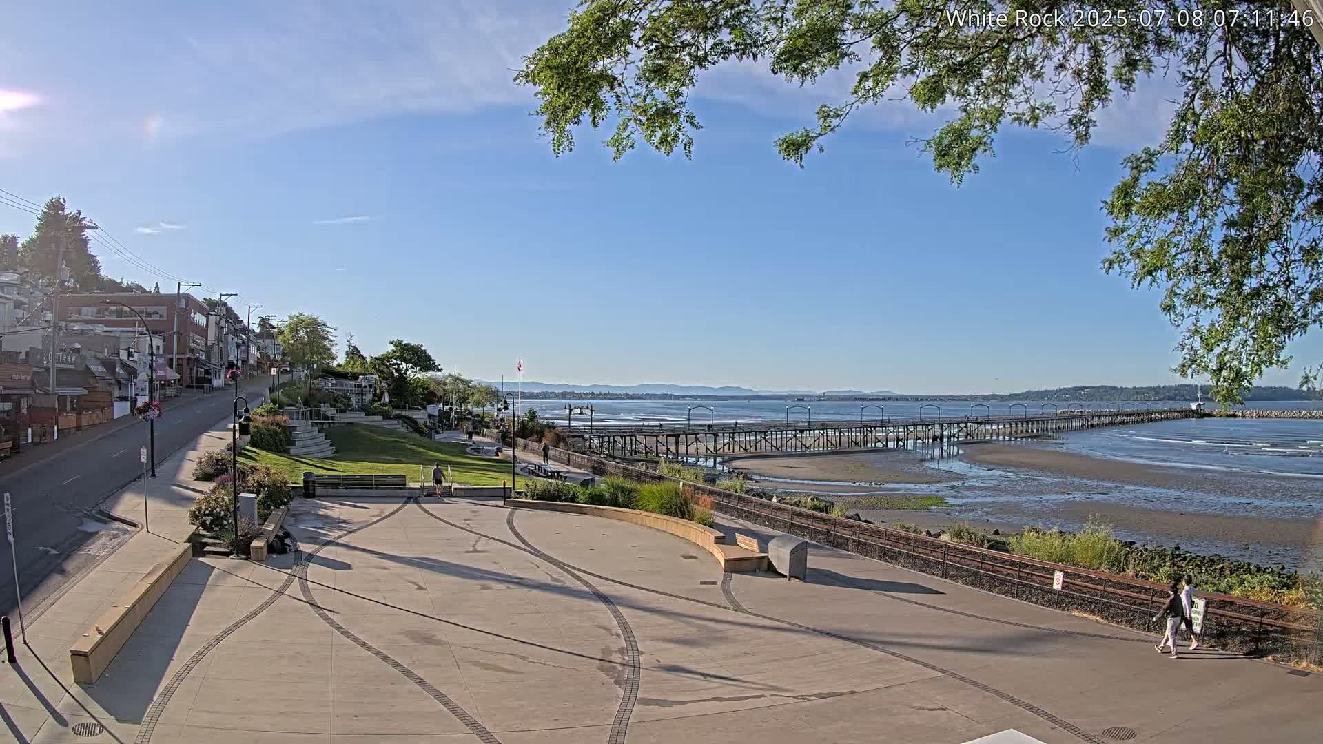 White Rock City & Pier Live Cam - White Rock, Metro Vancouver, British Columbia, Canada