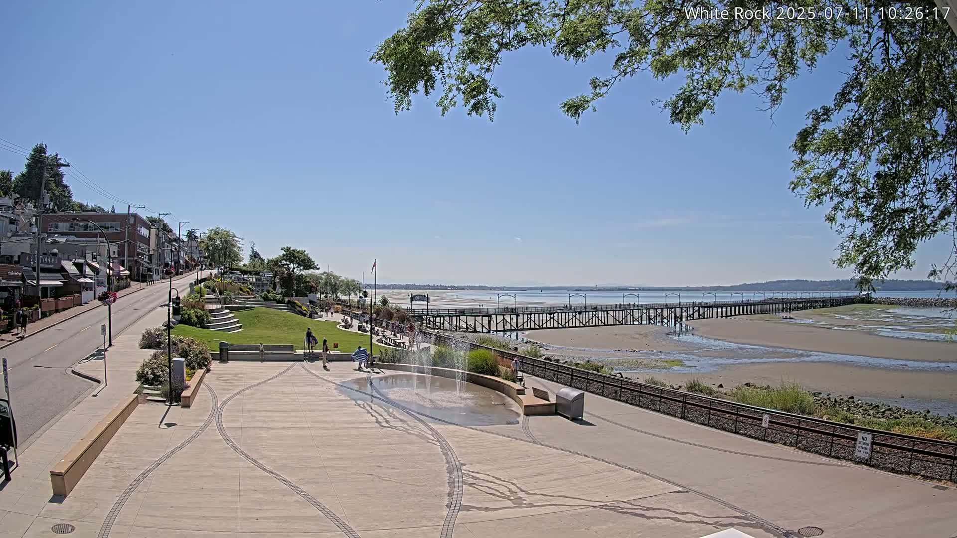 White Rock City & Pier Live Cam - White Rock, Metro Vancouver, British Columbia, Canada