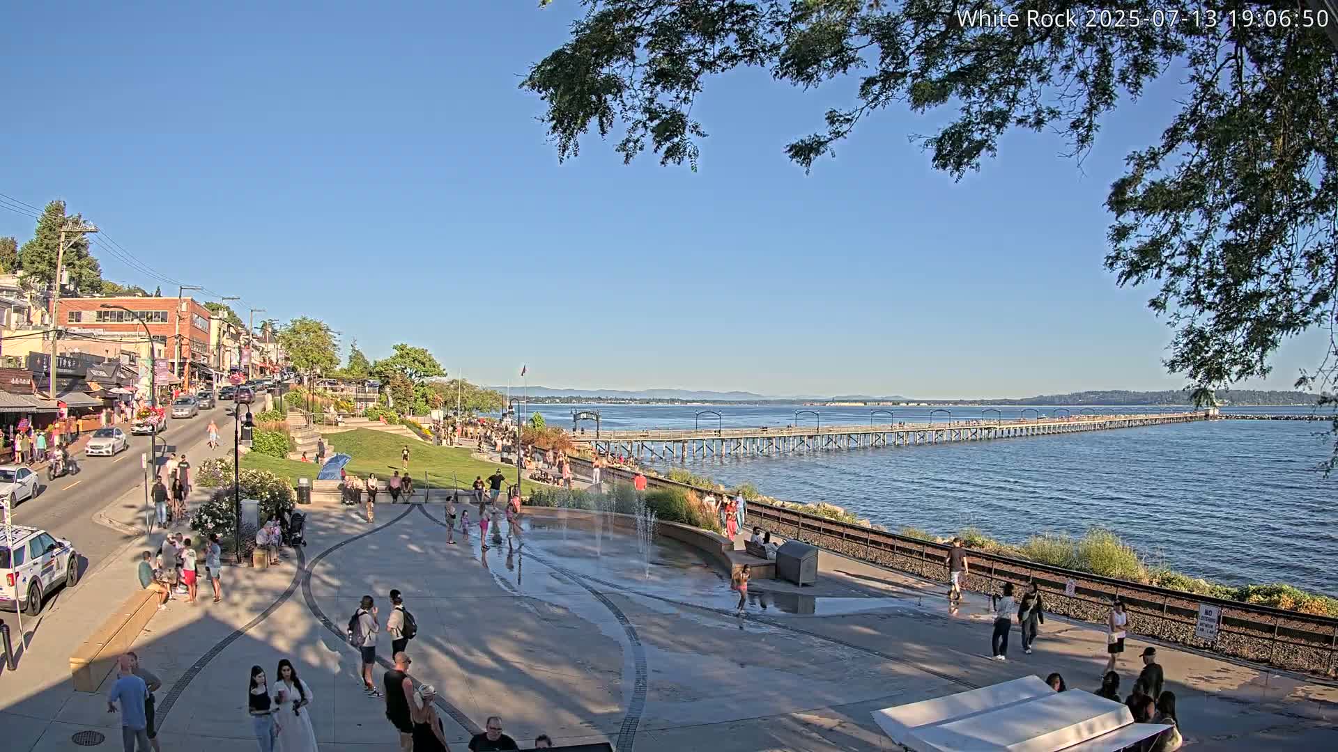 White Rock City & Pier Live Cam - White Rock, Metro Vancouver, British Columbia, Canada