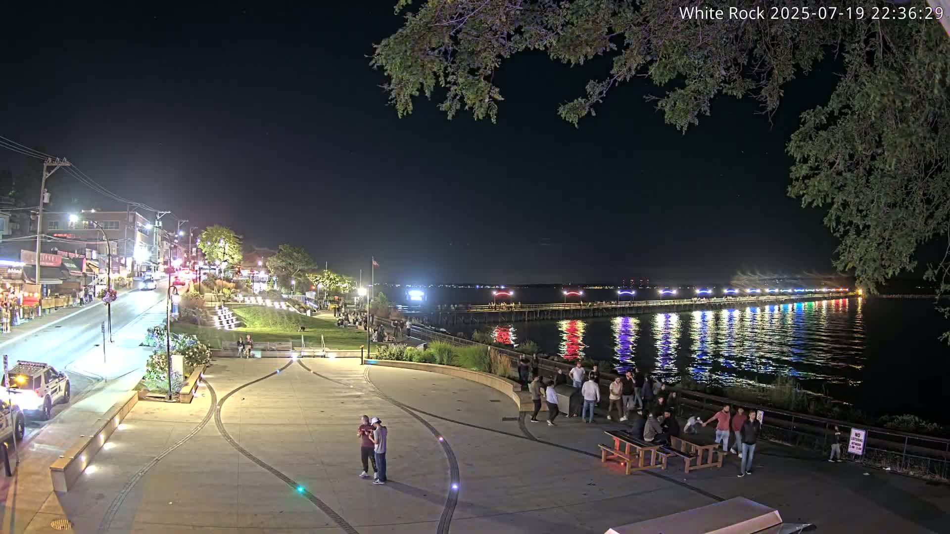 White Rock City & Pier Live Cam - White Rock, Metro Vancouver, British Columbia, Canada