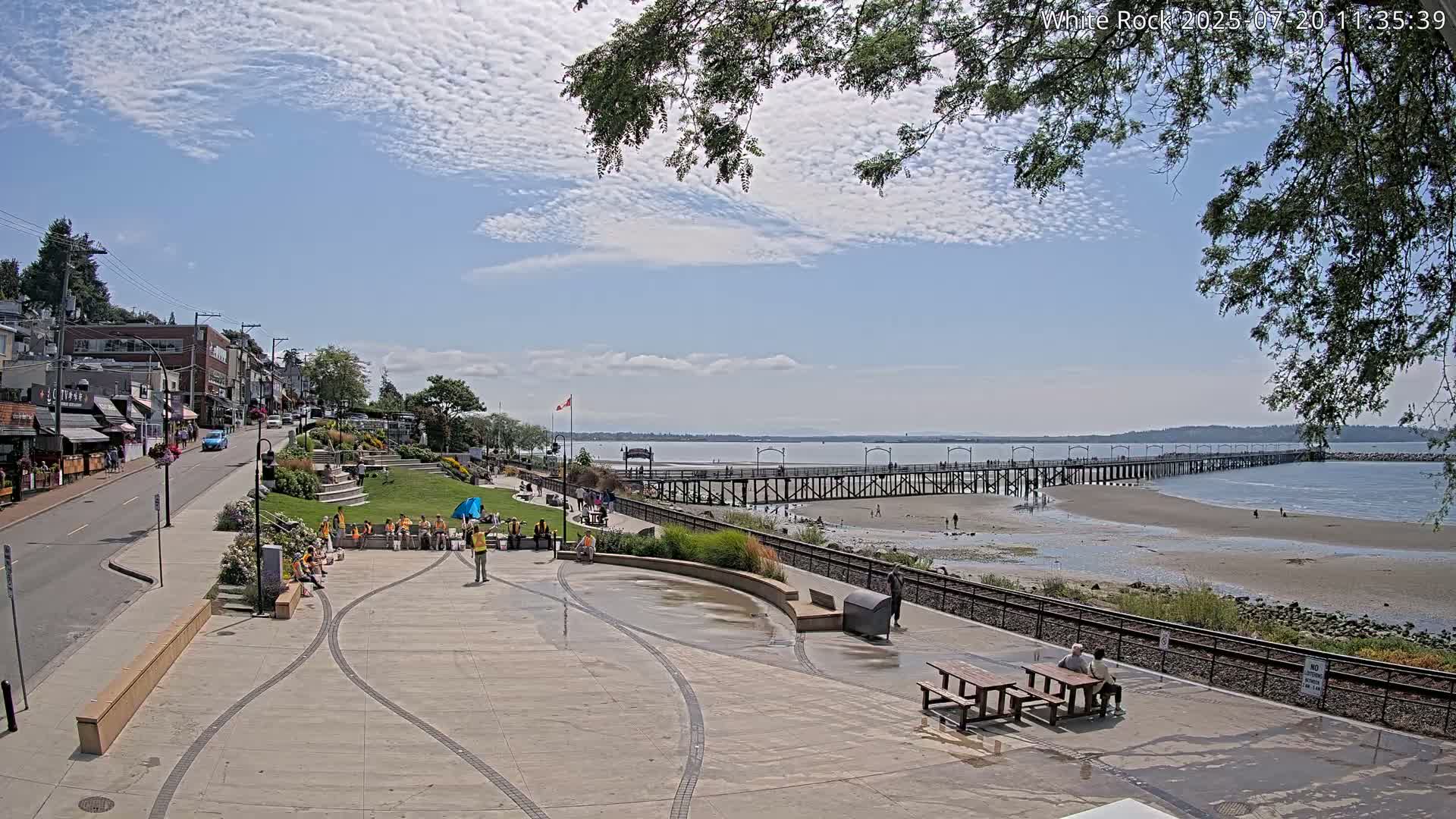 White Rock City & Pier Live Cam - White Rock, Metro Vancouver, British Columbia, Canada