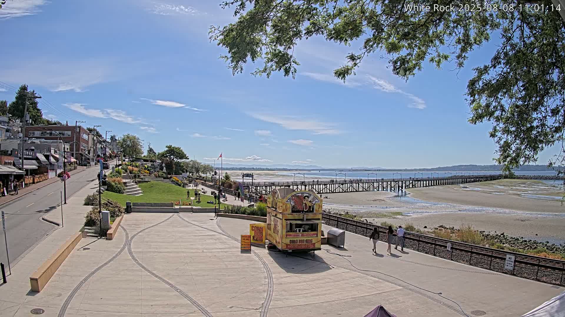 White Rock City & Pier Live Cam - White Rock, Metro Vancouver, British Columbia, Canada