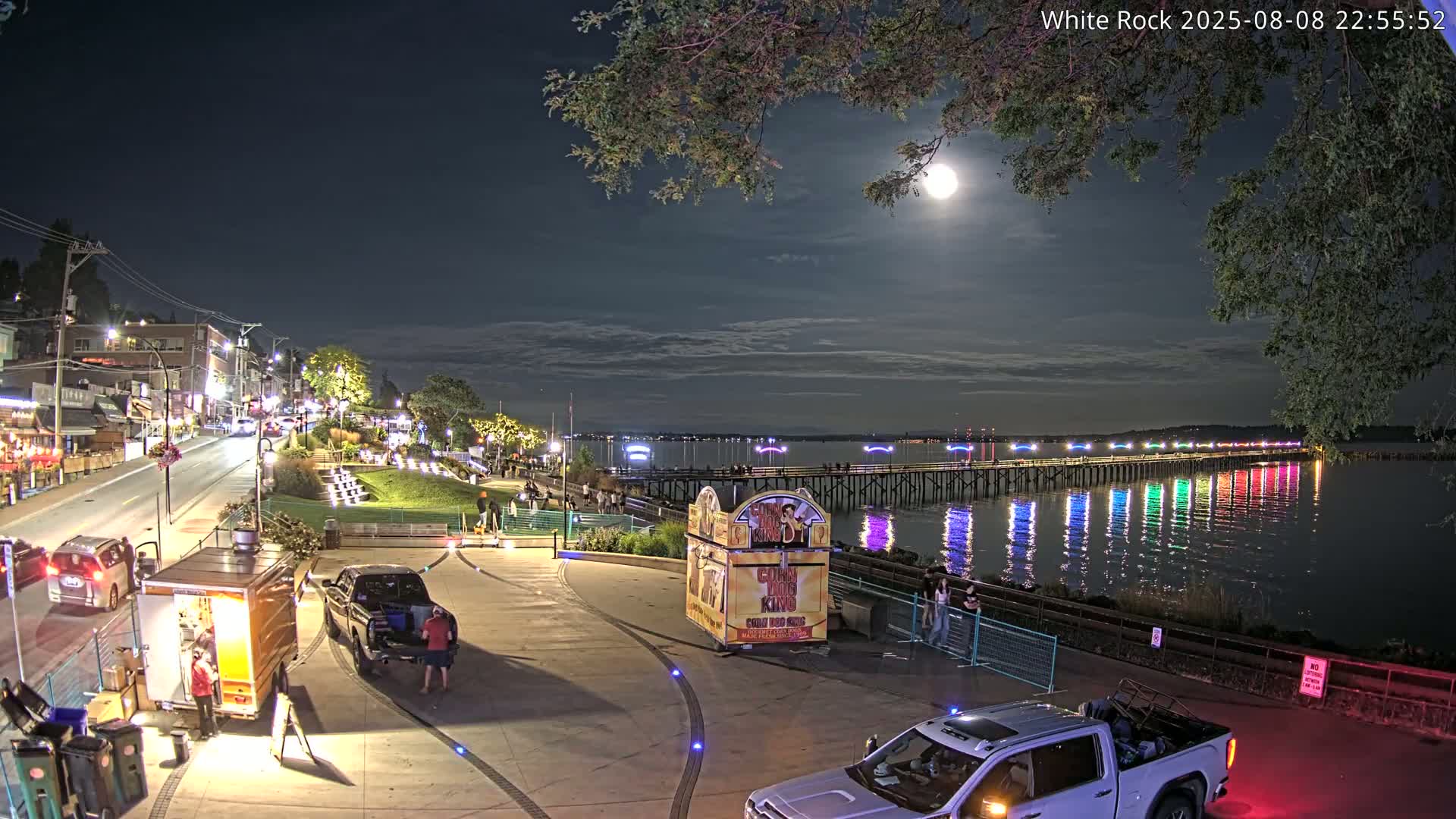 White Rock City & Pier Live Cam - White Rock, Metro Vancouver, British Columbia, Canada