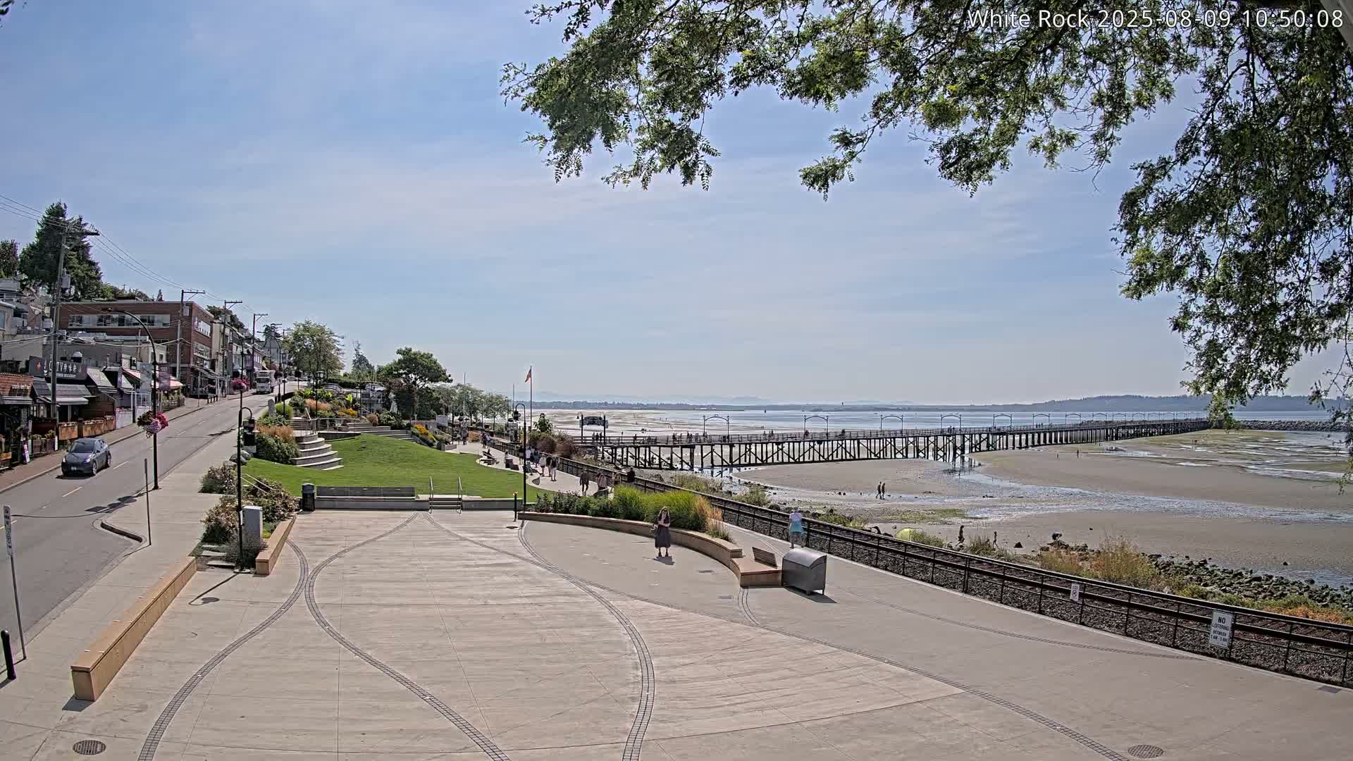 White Rock City & Pier Live Cam - White Rock, Metro Vancouver, British Columbia, Canada