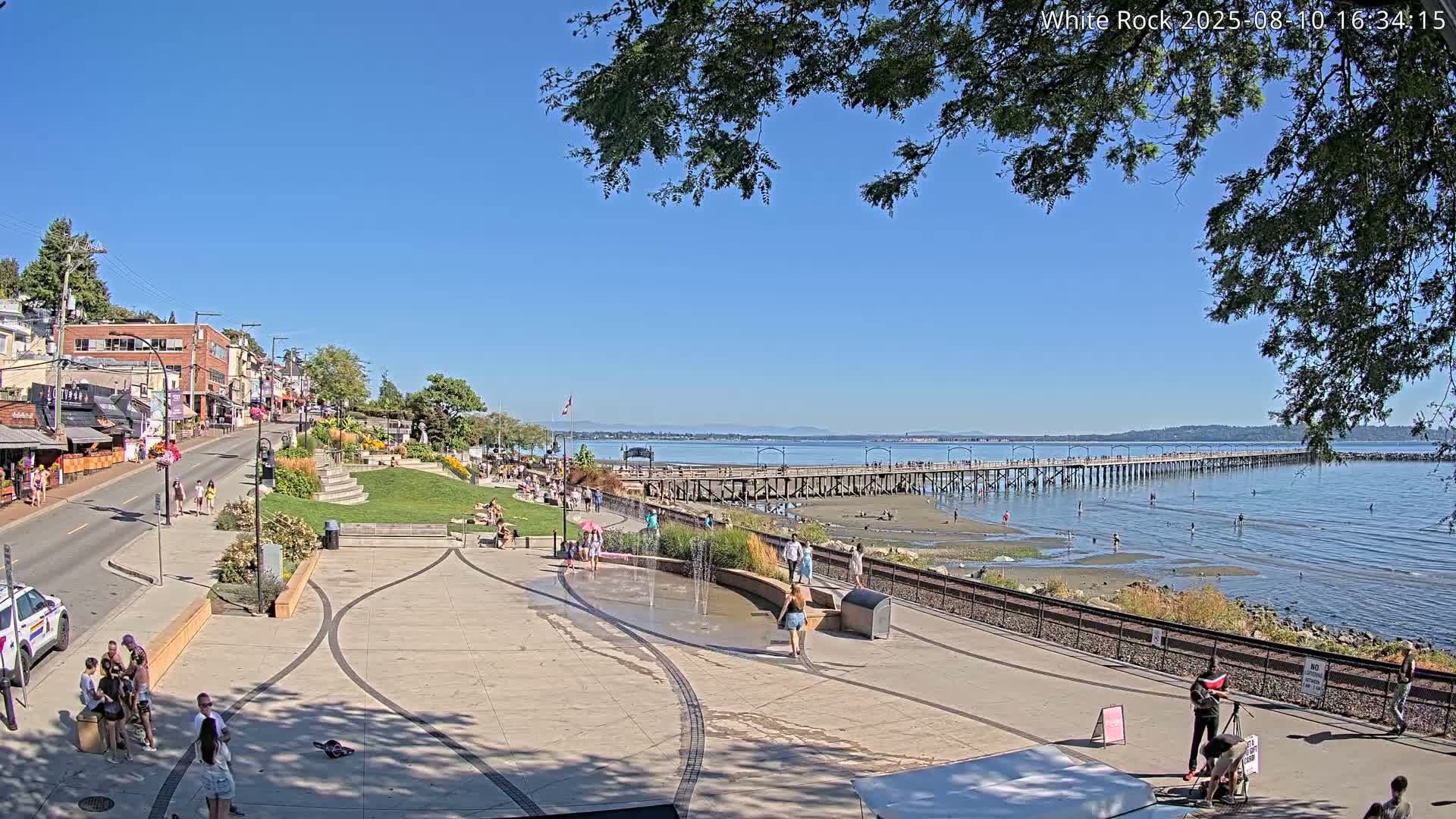 White Rock City & Pier Live Cam - White Rock, Metro Vancouver, British Columbia, Canada