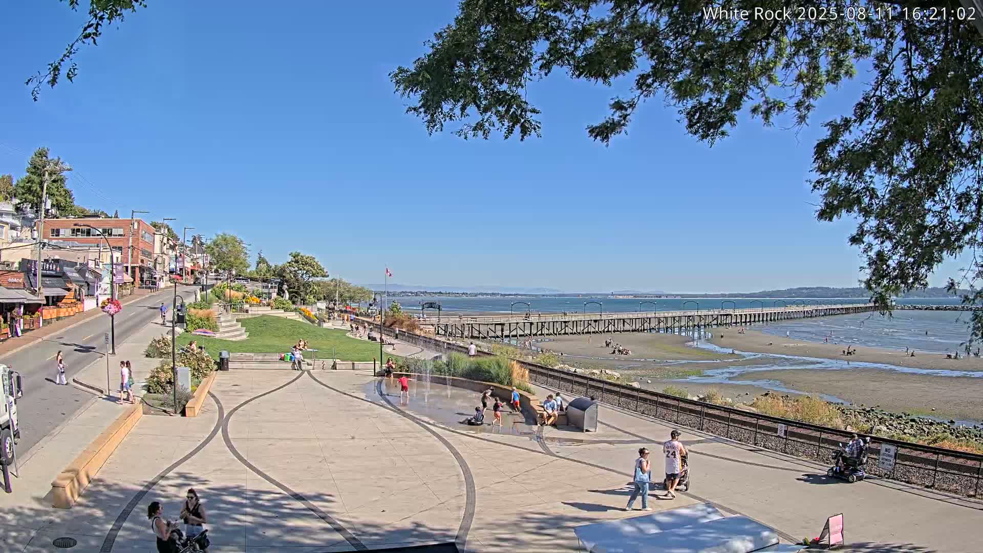 White Rock City & Pier Live Cam - White Rock, Metro Vancouver, British Columbia, Canada