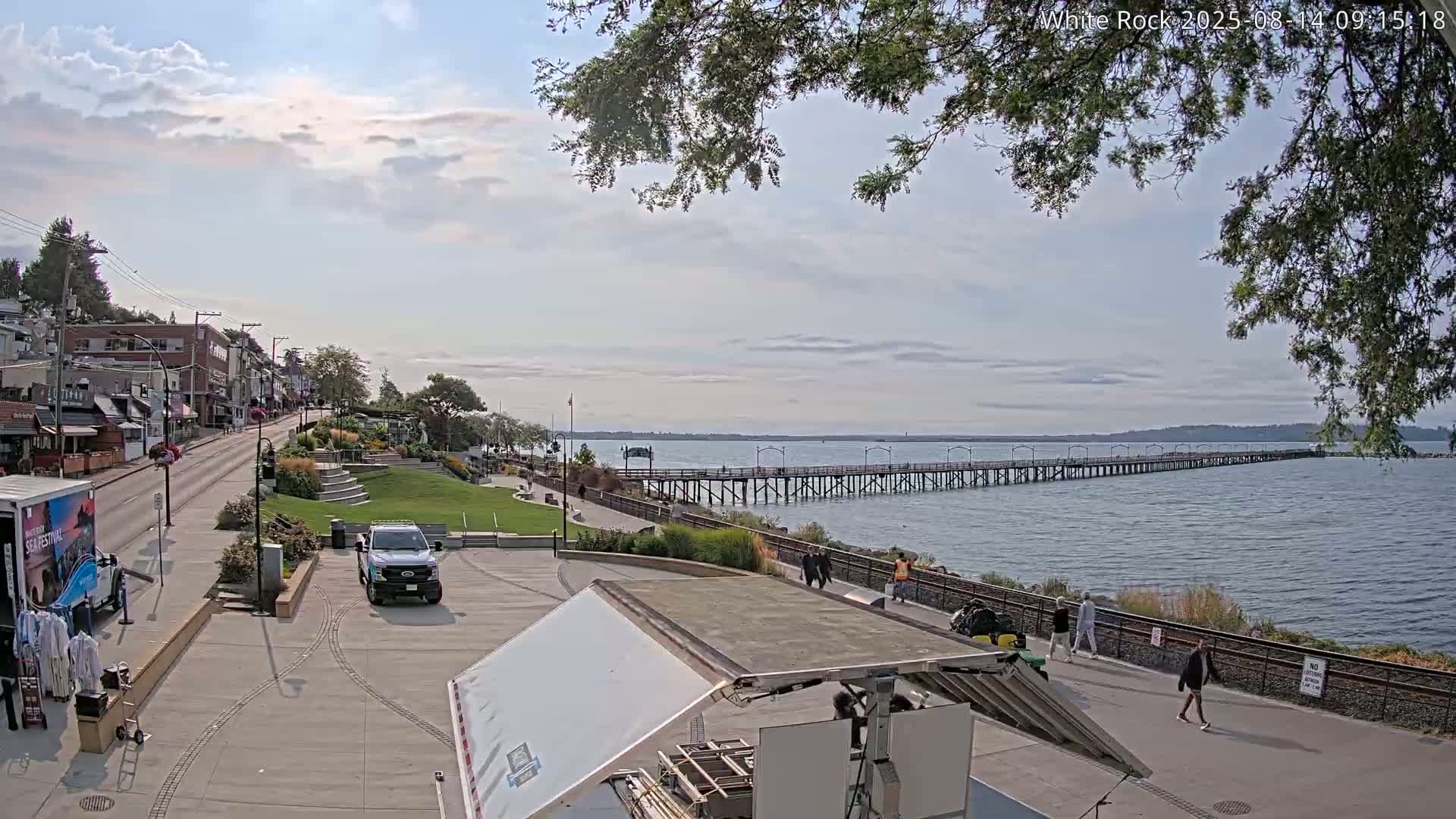 White Rock City & Pier Live Cam - White Rock, Metro Vancouver, British Columbia, Canada