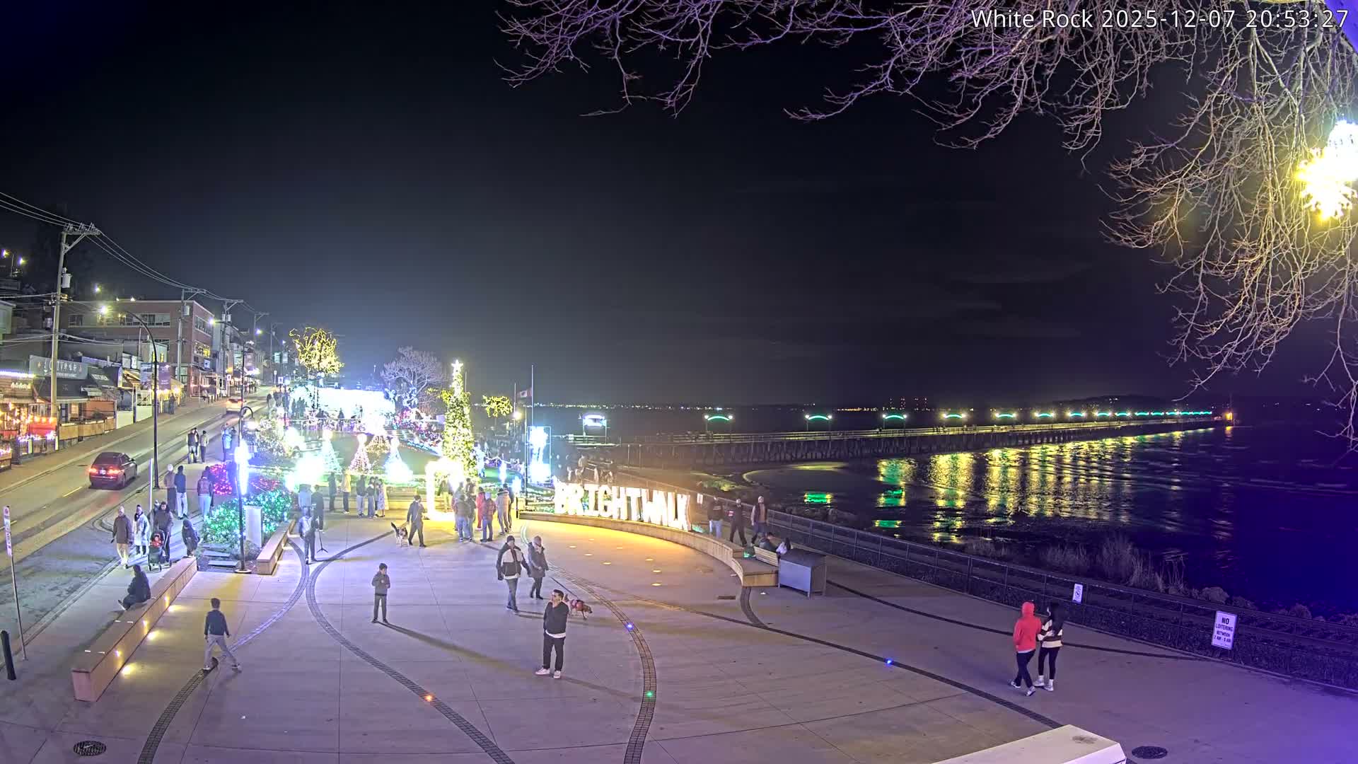 White Rock City & Pier Live Cam - White Rock, Metro Vancouver, British Columbia, Canada