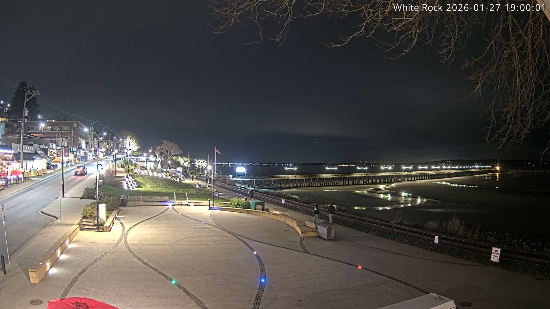 White Rock City & Pier Live Cam - White Rock, Metro Vancouver, British Columbia, Canada