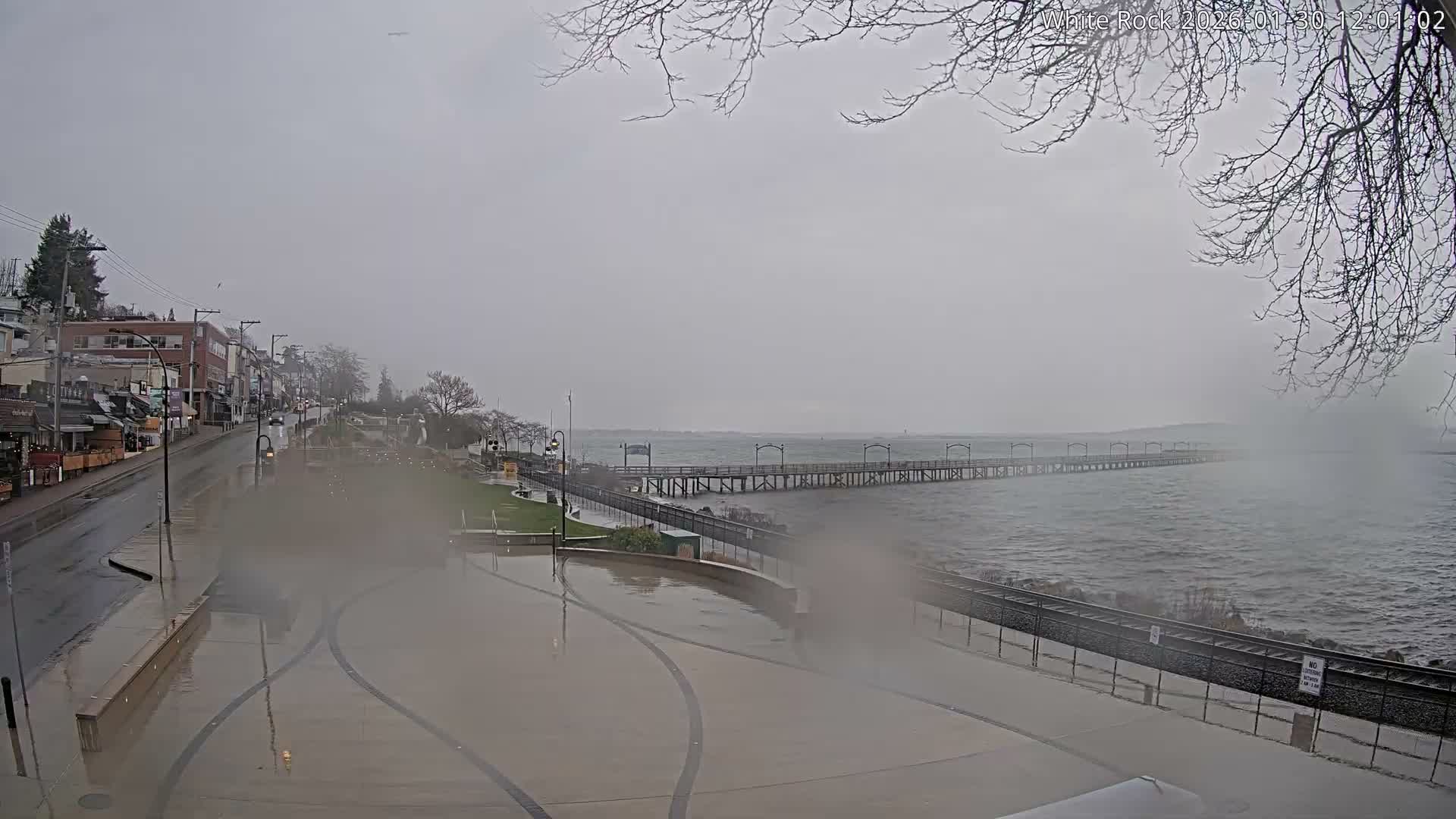White Rock City & Pier Live Cam - White Rock, Metro Vancouver, British Columbia, Canada