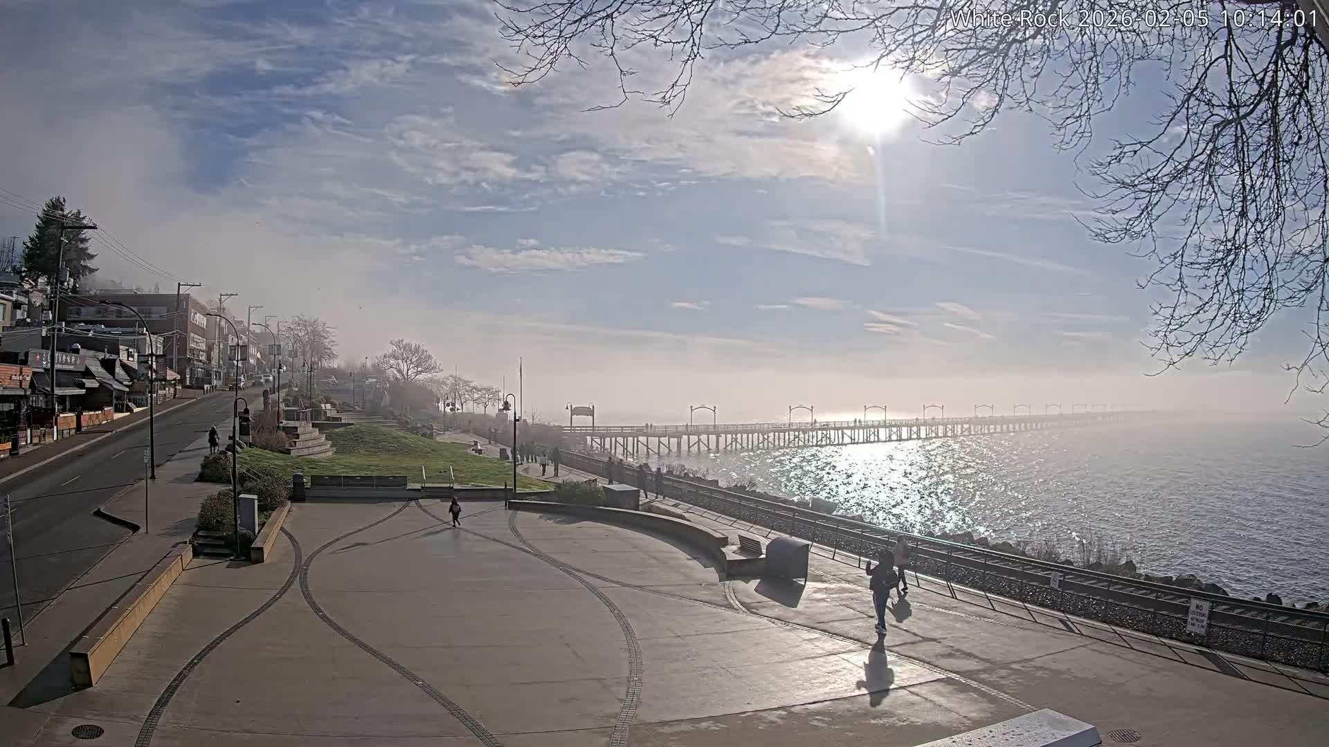 White Rock City & Pier Live Cam - White Rock, Metro Vancouver, British Columbia, Canada