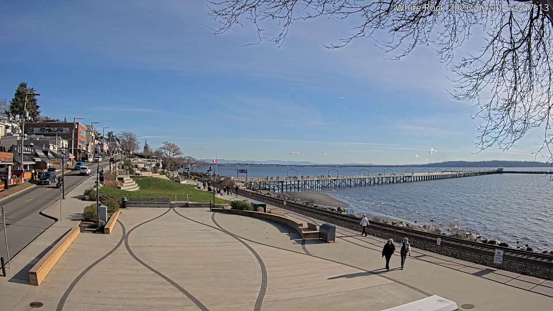 White Rock City & Pier Live Cam - White Rock, Metro Vancouver, British Columbia, Canada