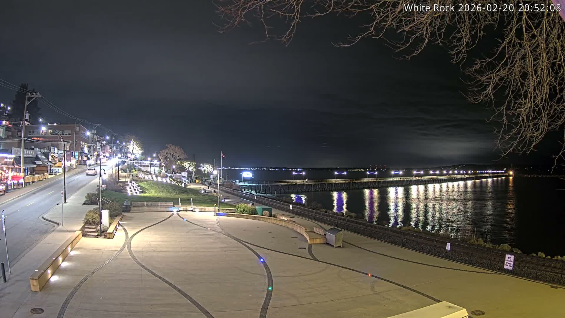 White Rock City & Pier Live Cam - White Rock, Metro Vancouver, British Columbia, Canada