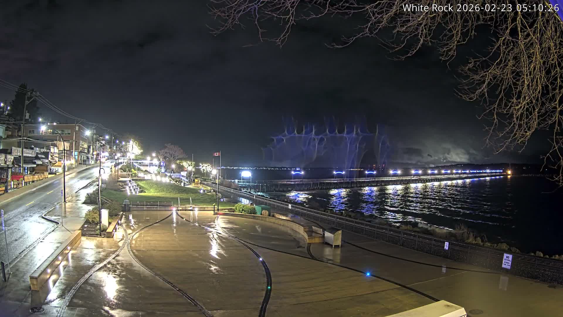 White Rock City & Pier Live Cam - White Rock, Metro Vancouver, British Columbia, Canada
