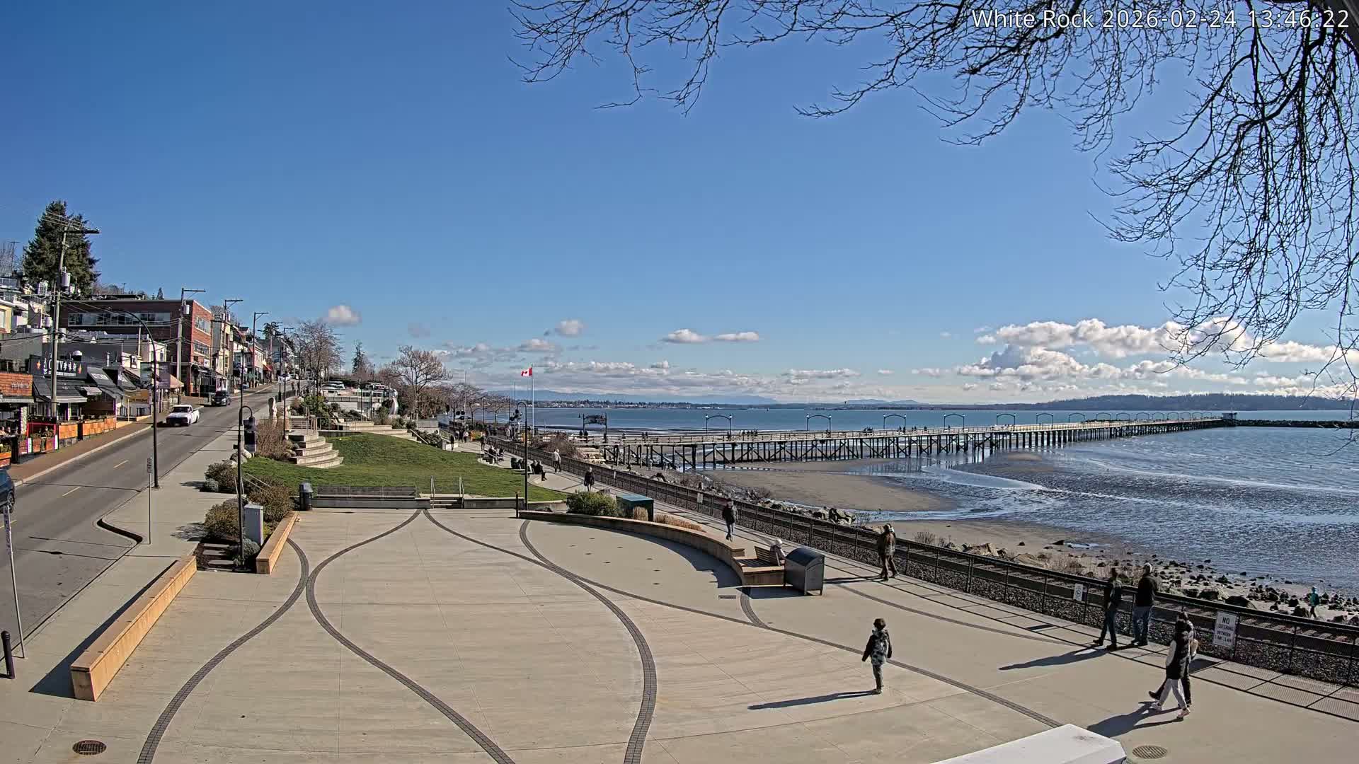 White Rock City & Pier Live Cam - White Rock, Metro Vancouver, British Columbia, Canada
