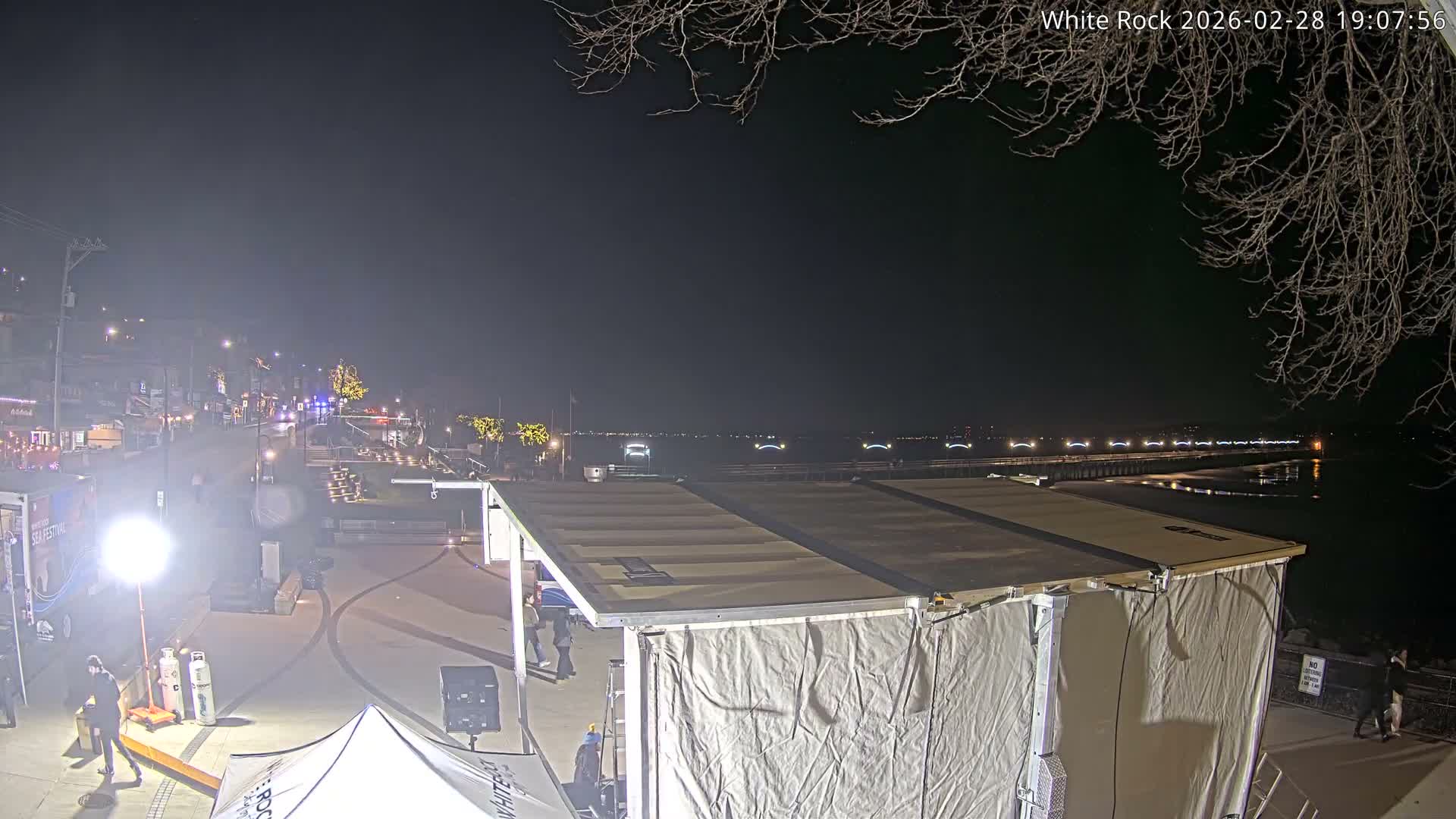 White Rock City & Pier Live Cam - White Rock, Metro Vancouver, British Columbia, Canada