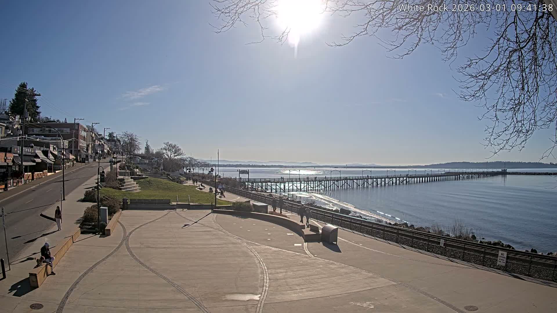 White Rock City & Pier Live Cam - White Rock, Metro Vancouver, British Columbia, Canada