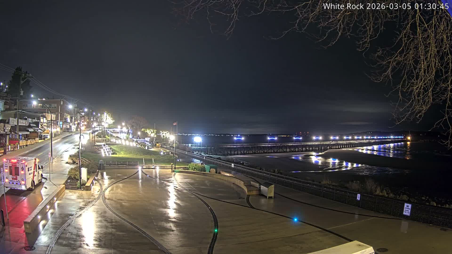 White Rock City & Pier Live Cam - White Rock, Metro Vancouver, British Columbia, Canada