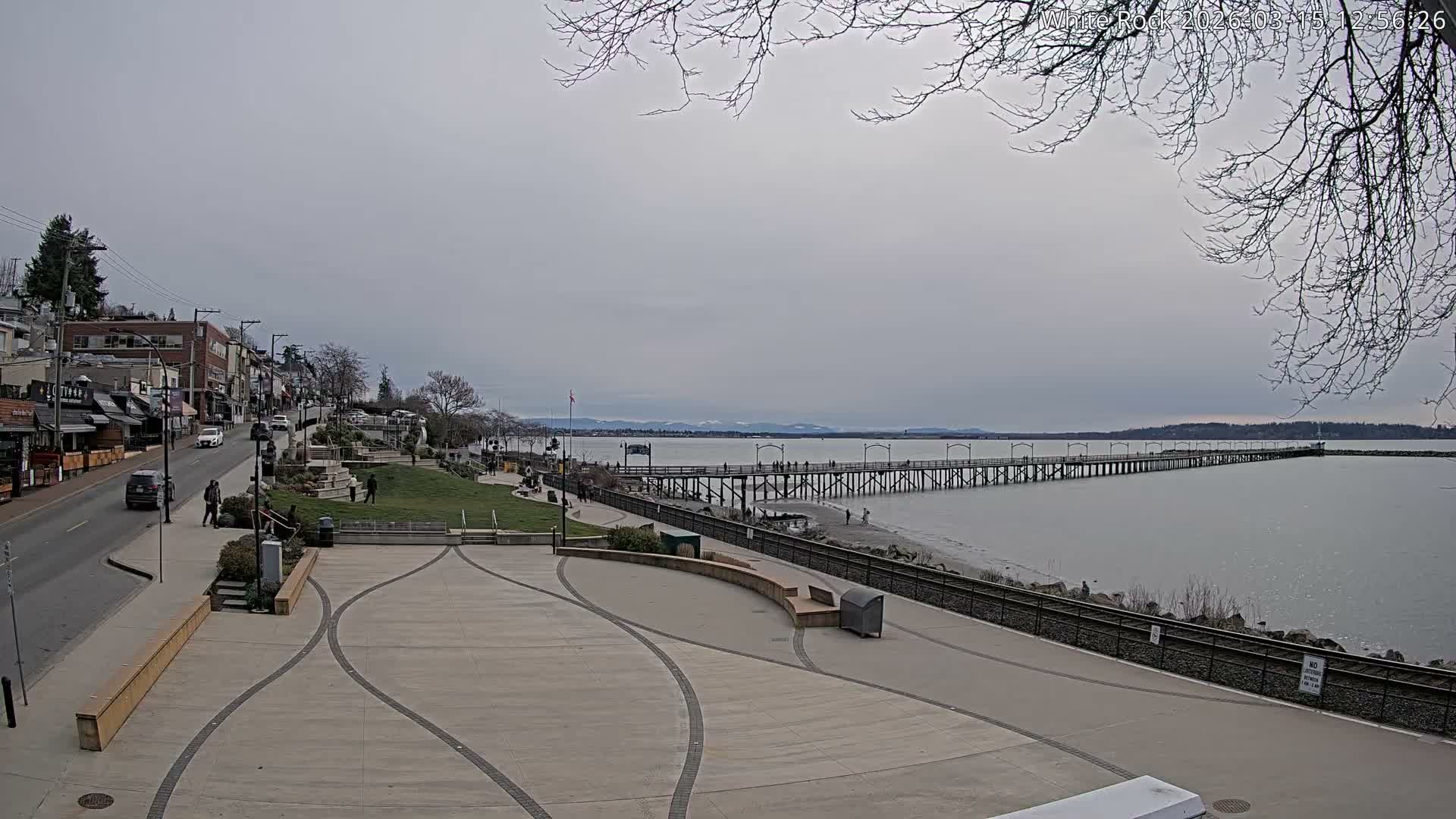 White Rock City & Pier Live Cam - White Rock, Metro Vancouver, British Columbia, Canada