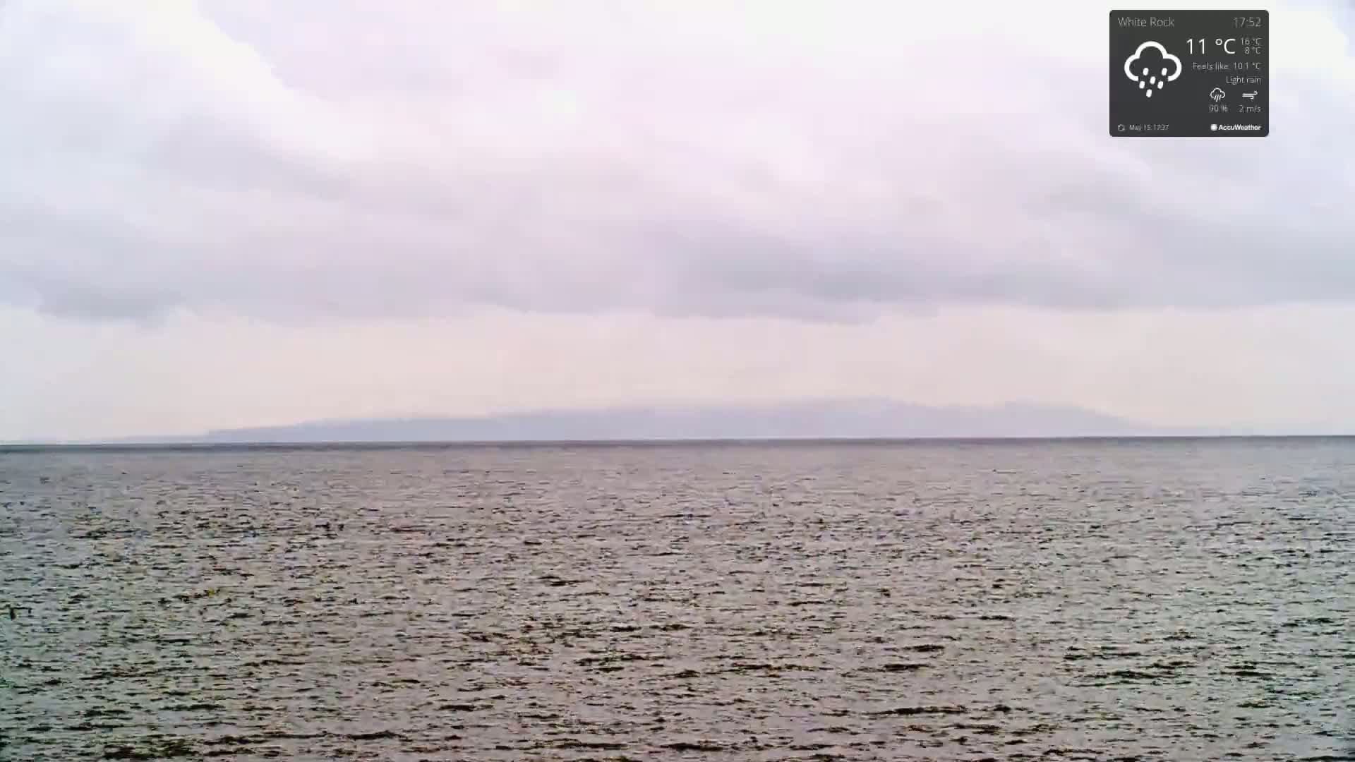 White Rock East Beach Live Cam - White Rock, Metro Vancouver, British Columbia, Canada