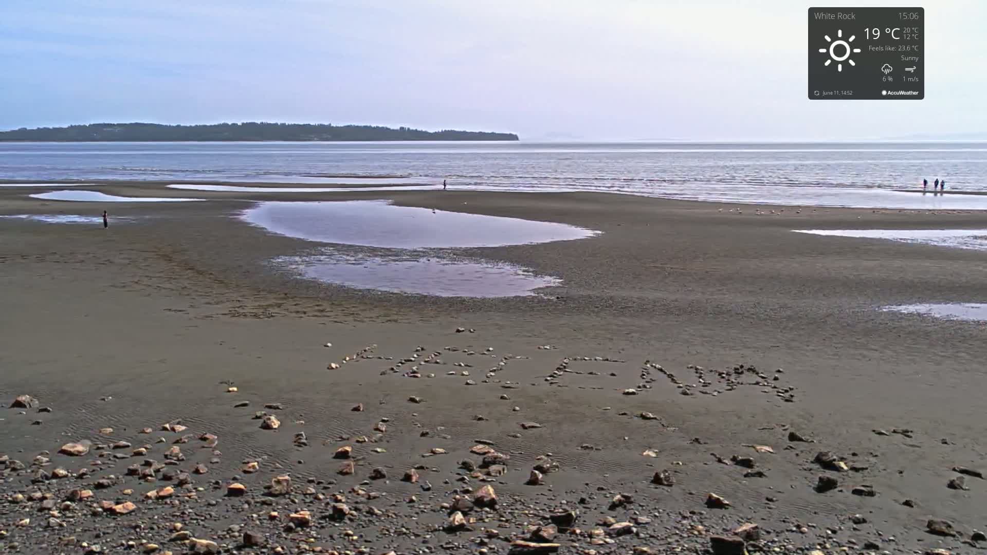 White Rock East Beach Live Cam - White Rock, Metro Vancouver, British Columbia, Canada