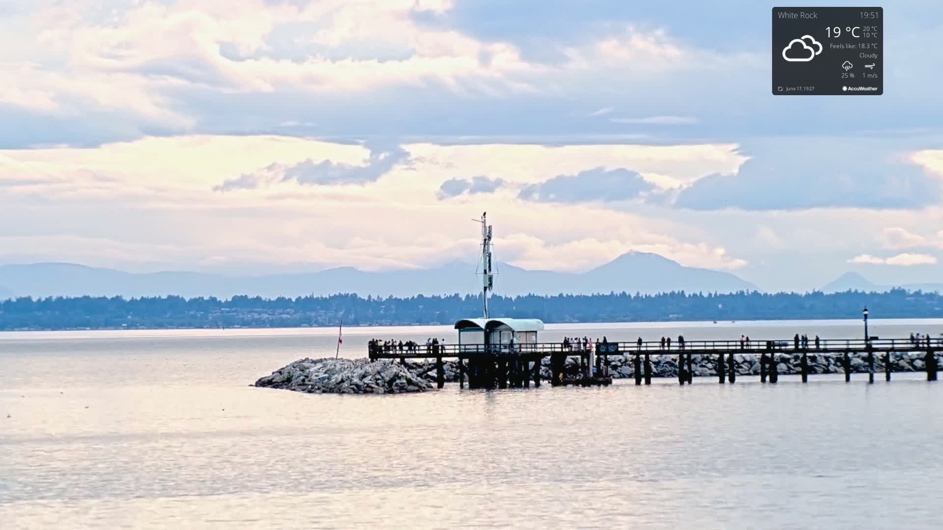 White Rock East Beach Live Cam - White Rock, Metro Vancouver, British Columbia, Canada