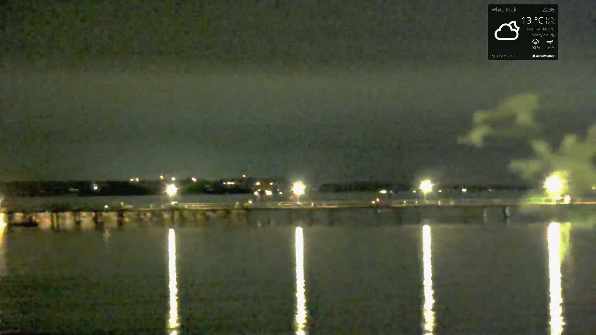 White Rock East Beach Live Cam - White Rock, Metro Vancouver, British Columbia, Canada