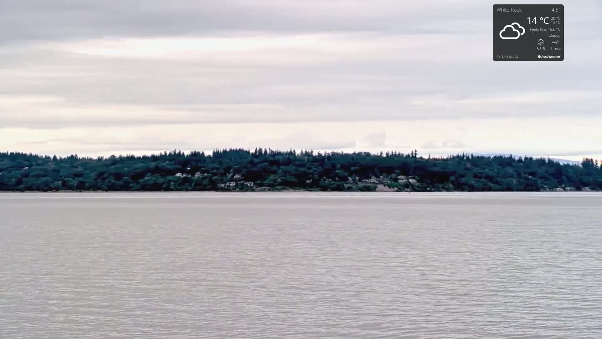 White Rock East Beach Live Cam - White Rock, Metro Vancouver, British Columbia, Canada