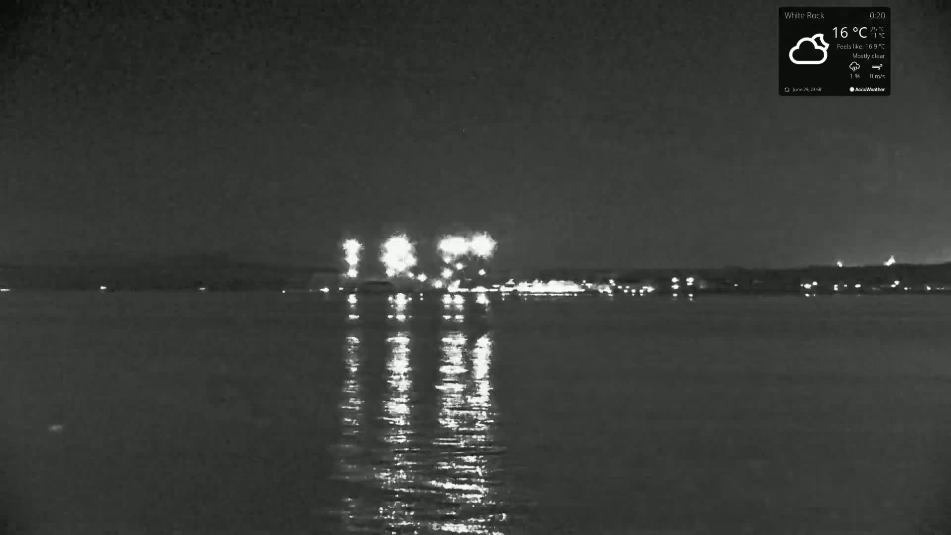 White Rock East Beach Live Cam - White Rock, Metro Vancouver, British Columbia, Canada
