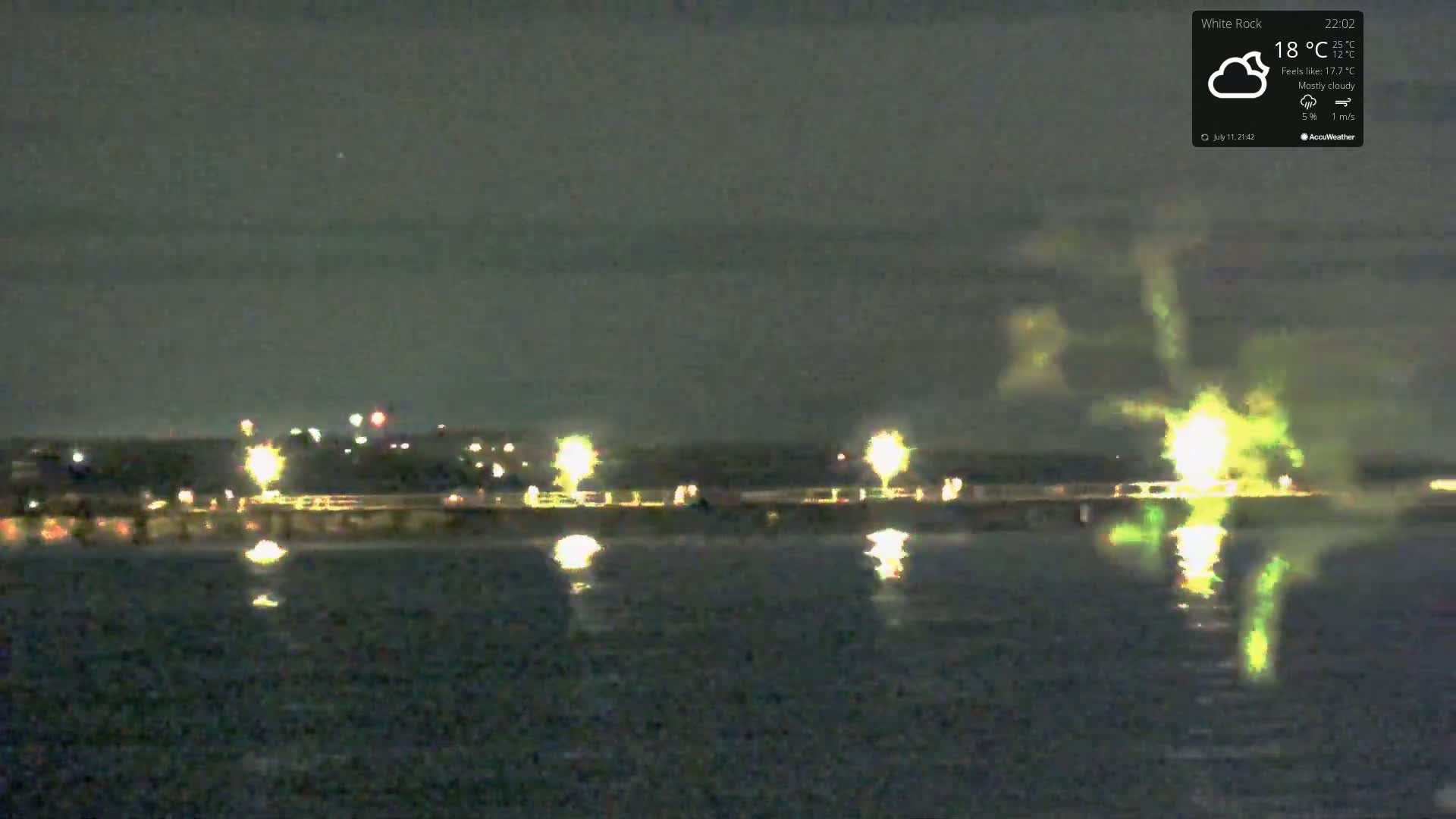 White Rock East Beach Live Cam - White Rock, Metro Vancouver, British Columbia, Canada
