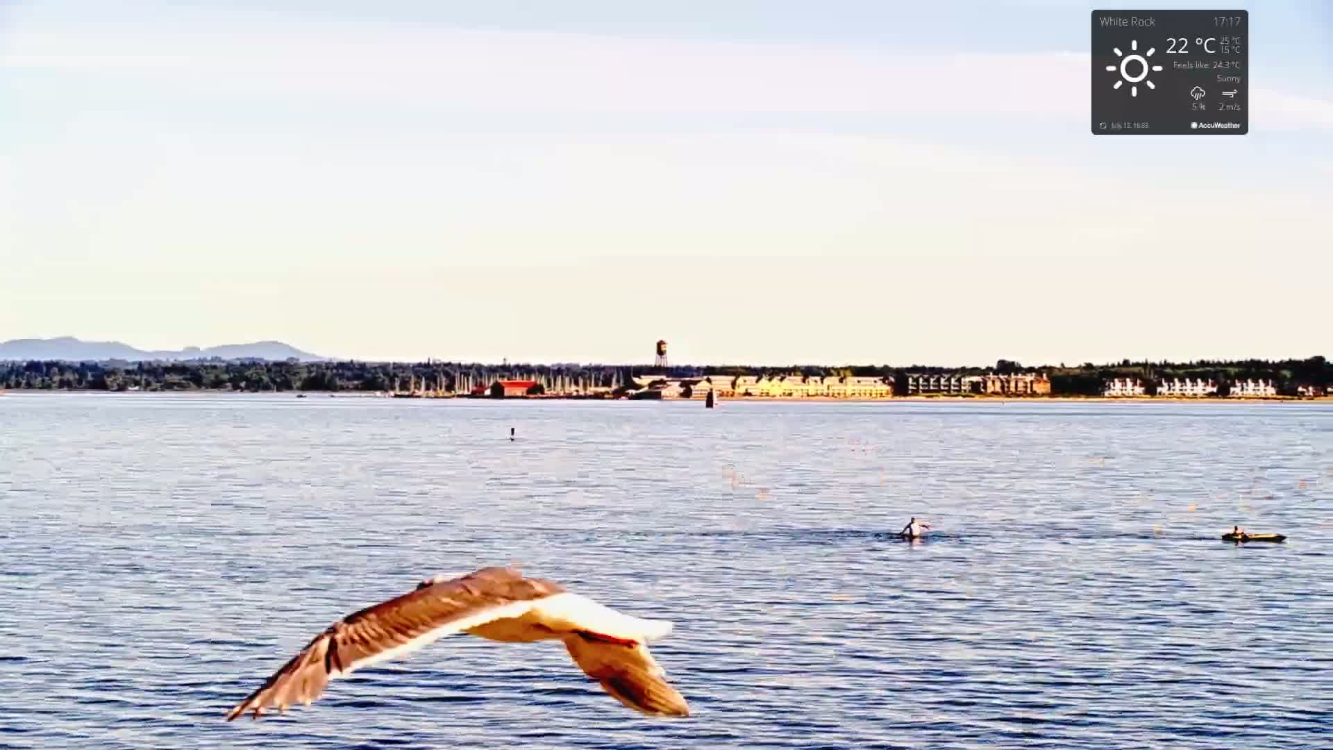White Rock East Beach Live Cam - White Rock, Metro Vancouver, British Columbia, Canada