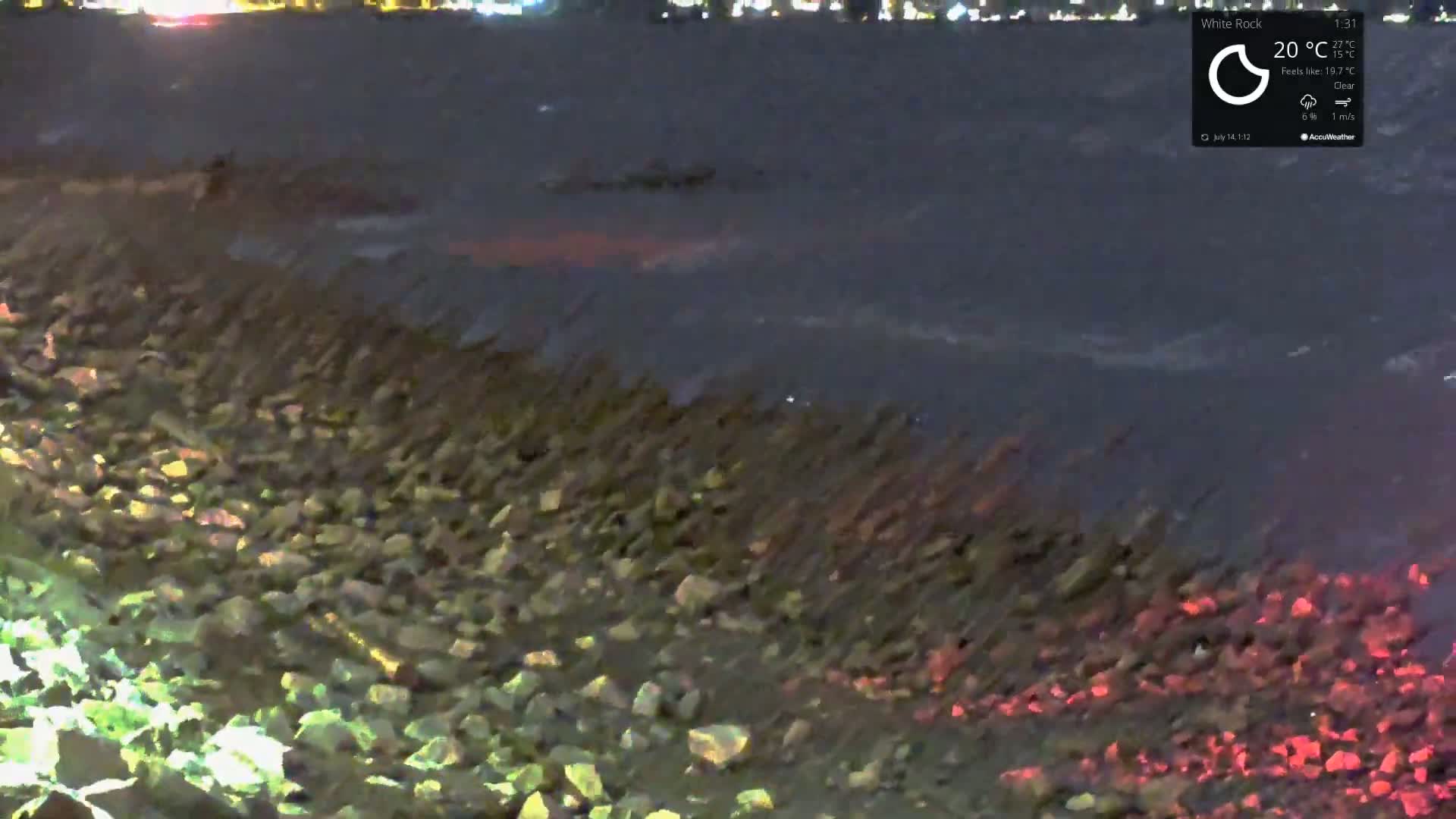 White Rock East Beach Live Cam - White Rock, Metro Vancouver, British Columbia, Canada