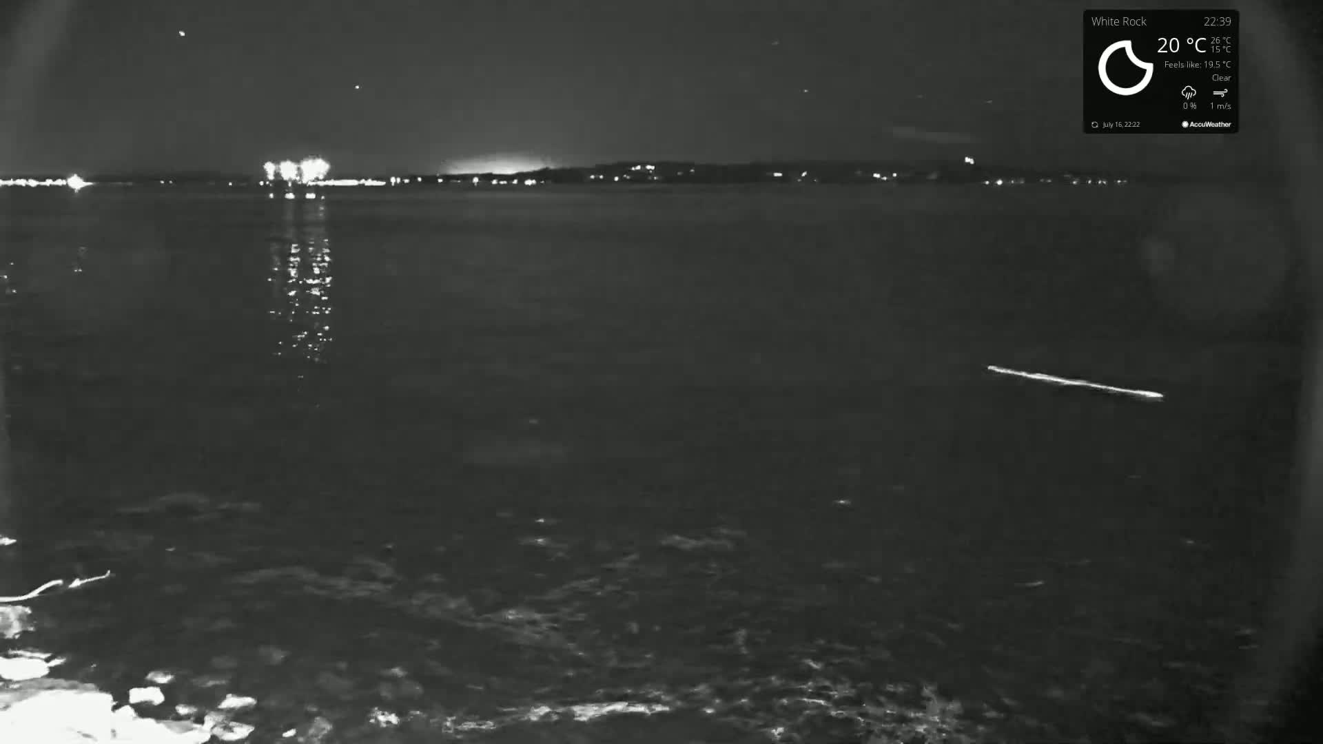 White Rock East Beach Live Cam - White Rock, Metro Vancouver, British Columbia, Canada
