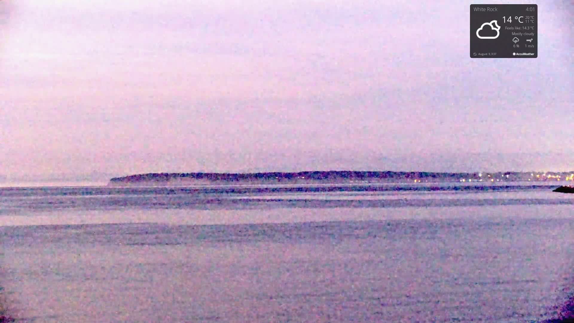 White Rock East Beach Live Cam - White Rock, Metro Vancouver, British Columbia, Canada