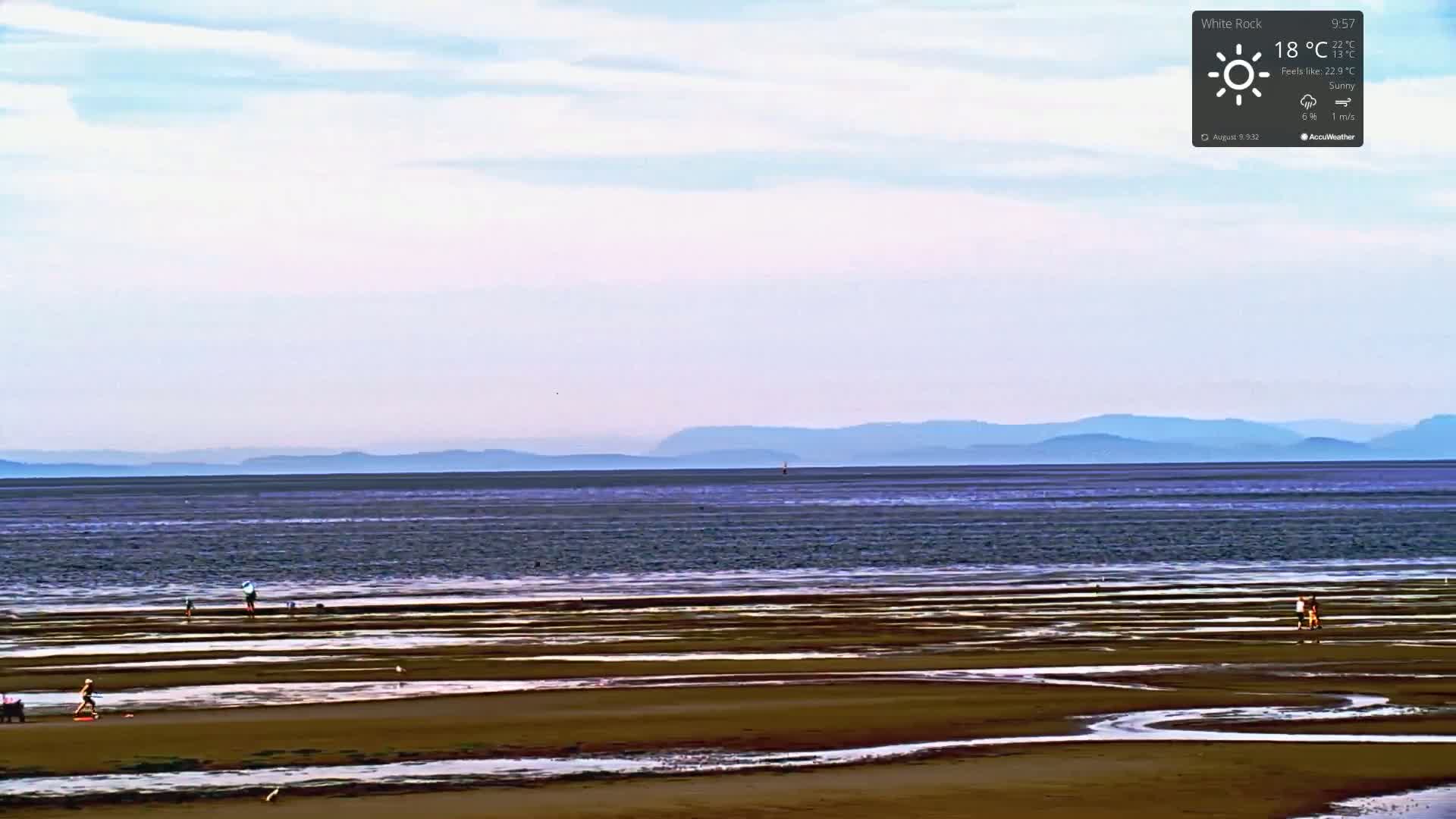 White Rock East Beach Live Cam - White Rock, Metro Vancouver, British Columbia, Canada