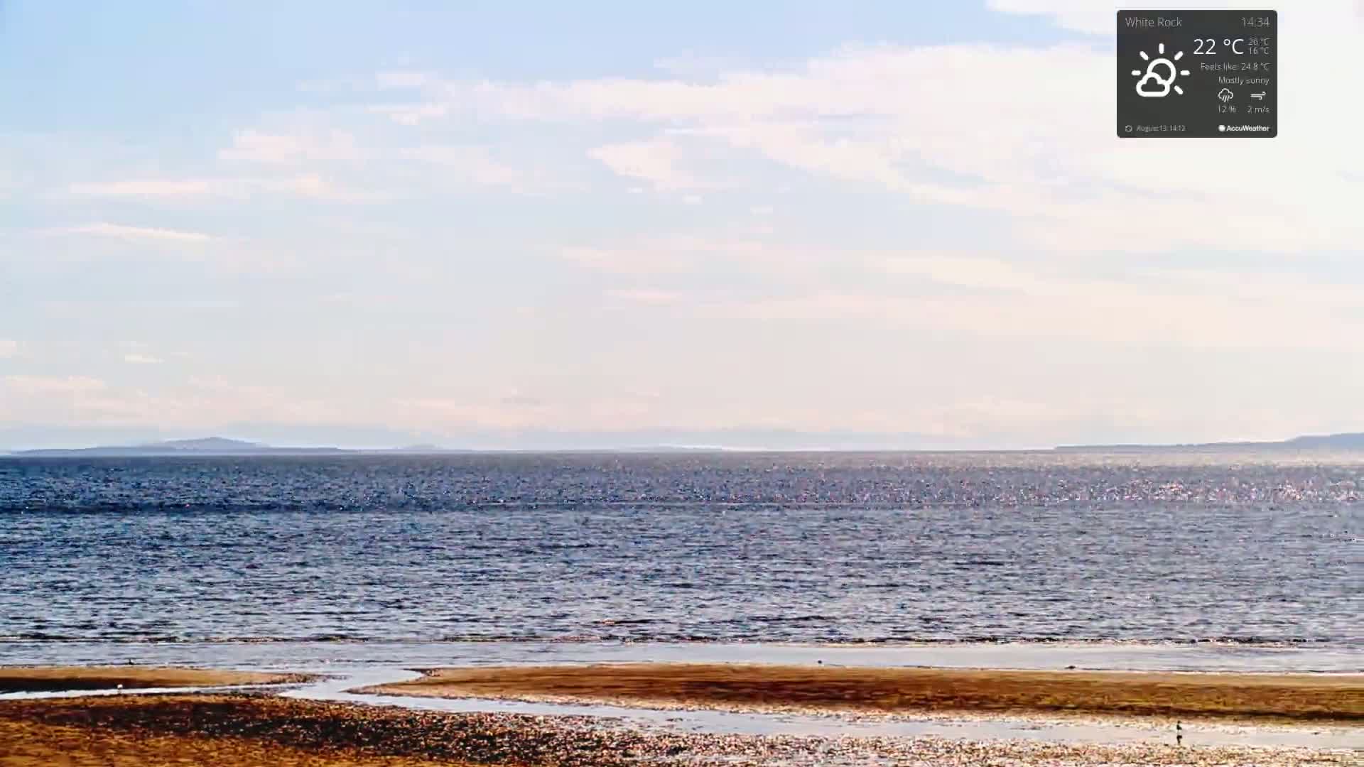 White Rock East Beach Live Cam - White Rock, Metro Vancouver, British Columbia, Canada