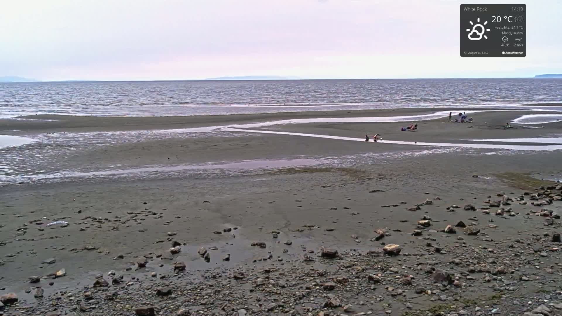 White Rock East Beach Live Cam - White Rock, Metro Vancouver, British Columbia, Canada