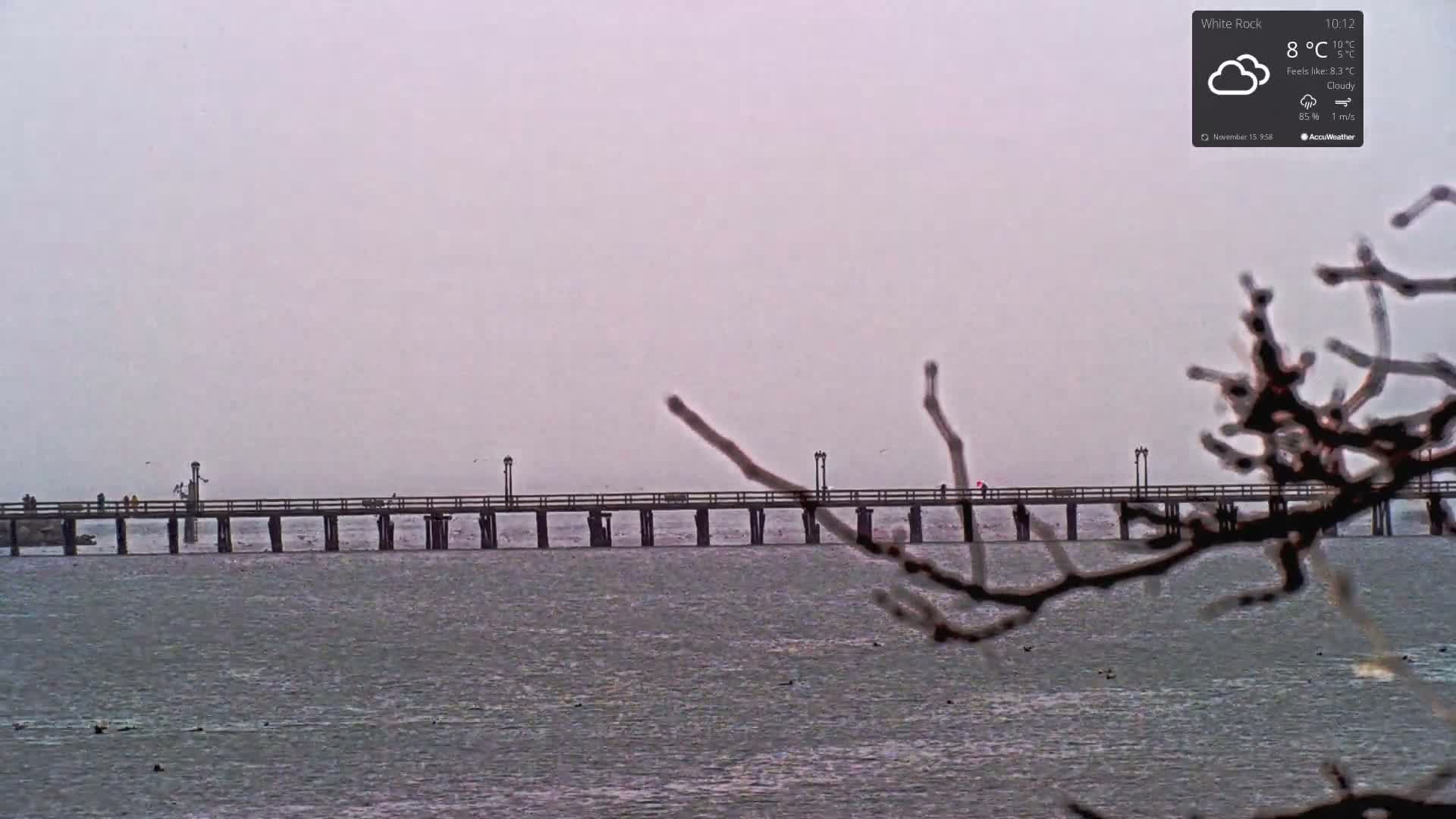 White Rock East Beach Live Cam - White Rock, Metro Vancouver, British Columbia, Canada