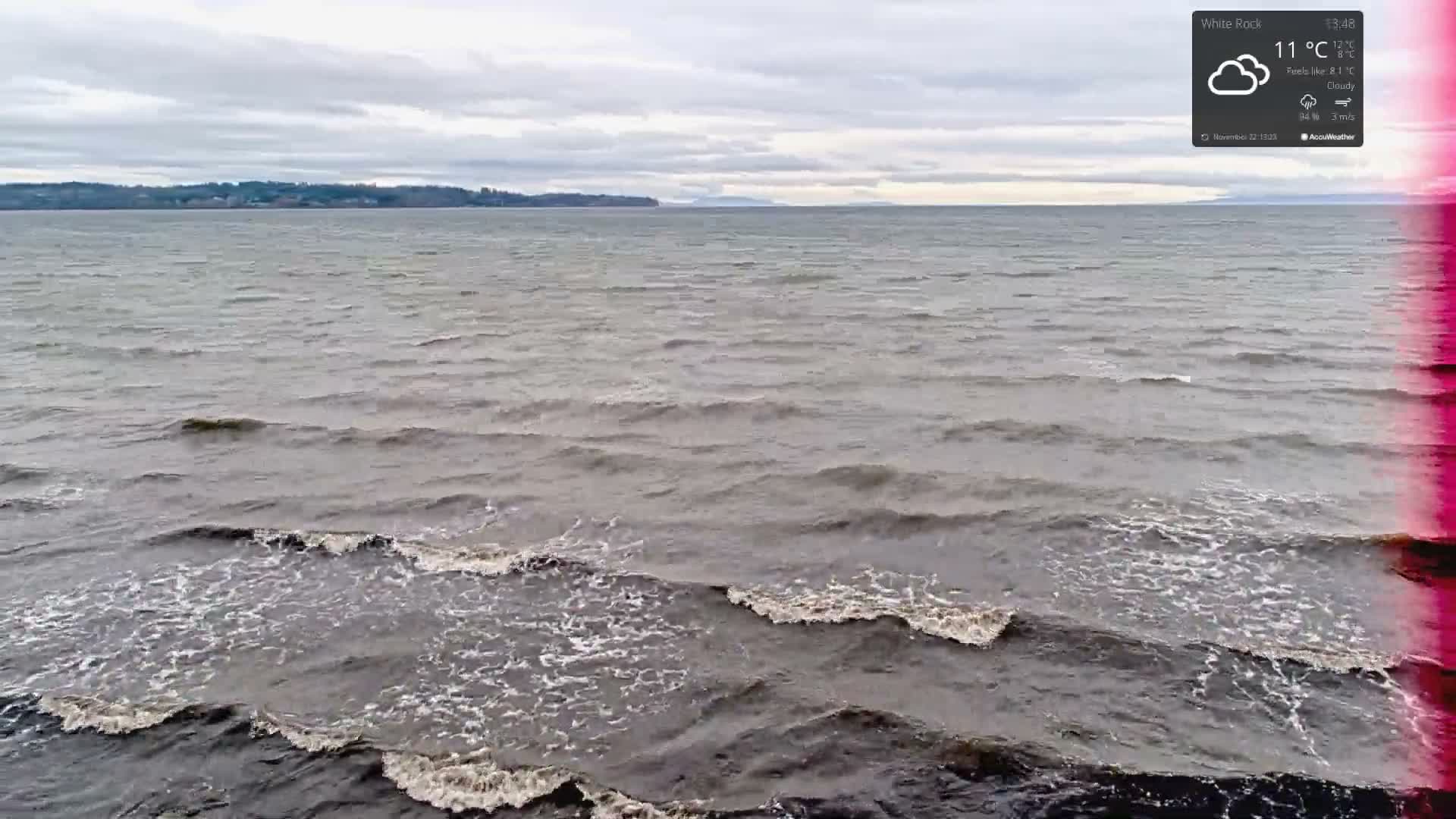 White Rock East Beach Live Cam - White Rock, Metro Vancouver, British Columbia, Canada