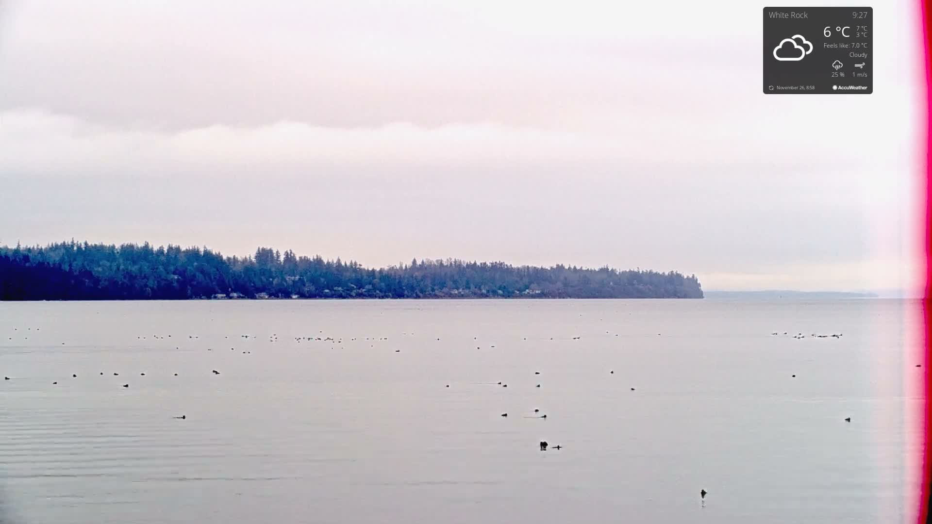 White Rock East Beach Live Cam - White Rock, Metro Vancouver, British Columbia, Canada